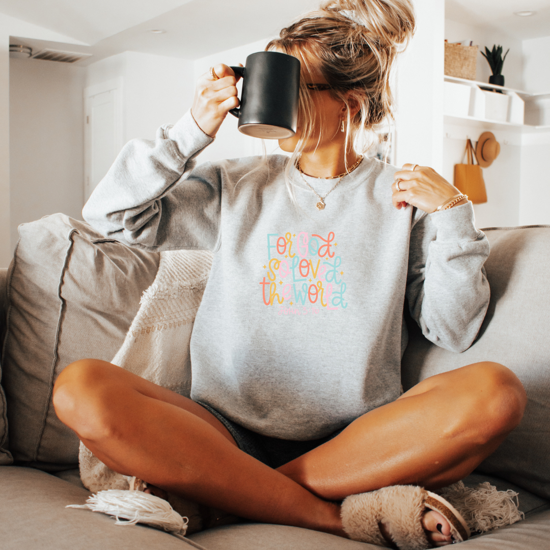 Love them anyway graphic crewneck