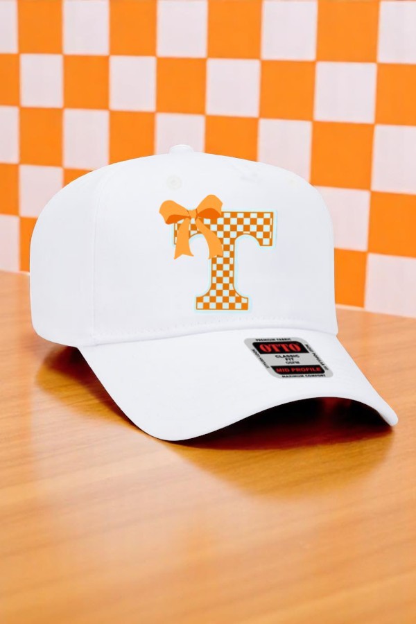 SC - ETA 5/27 - Vols T with Bow White Embroidered Hat