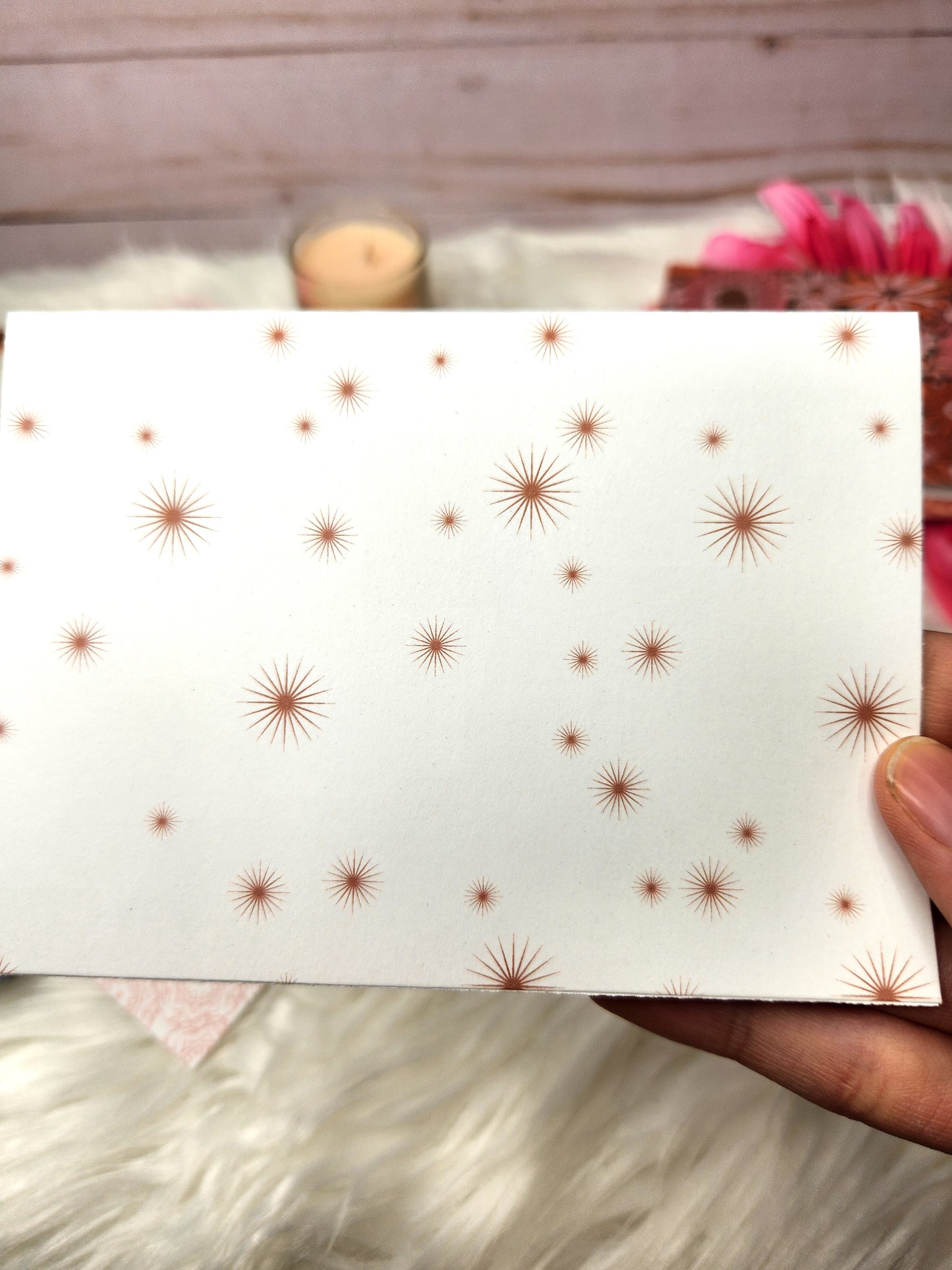 Boho vibes floral- notecards- set of 5 with envelopes