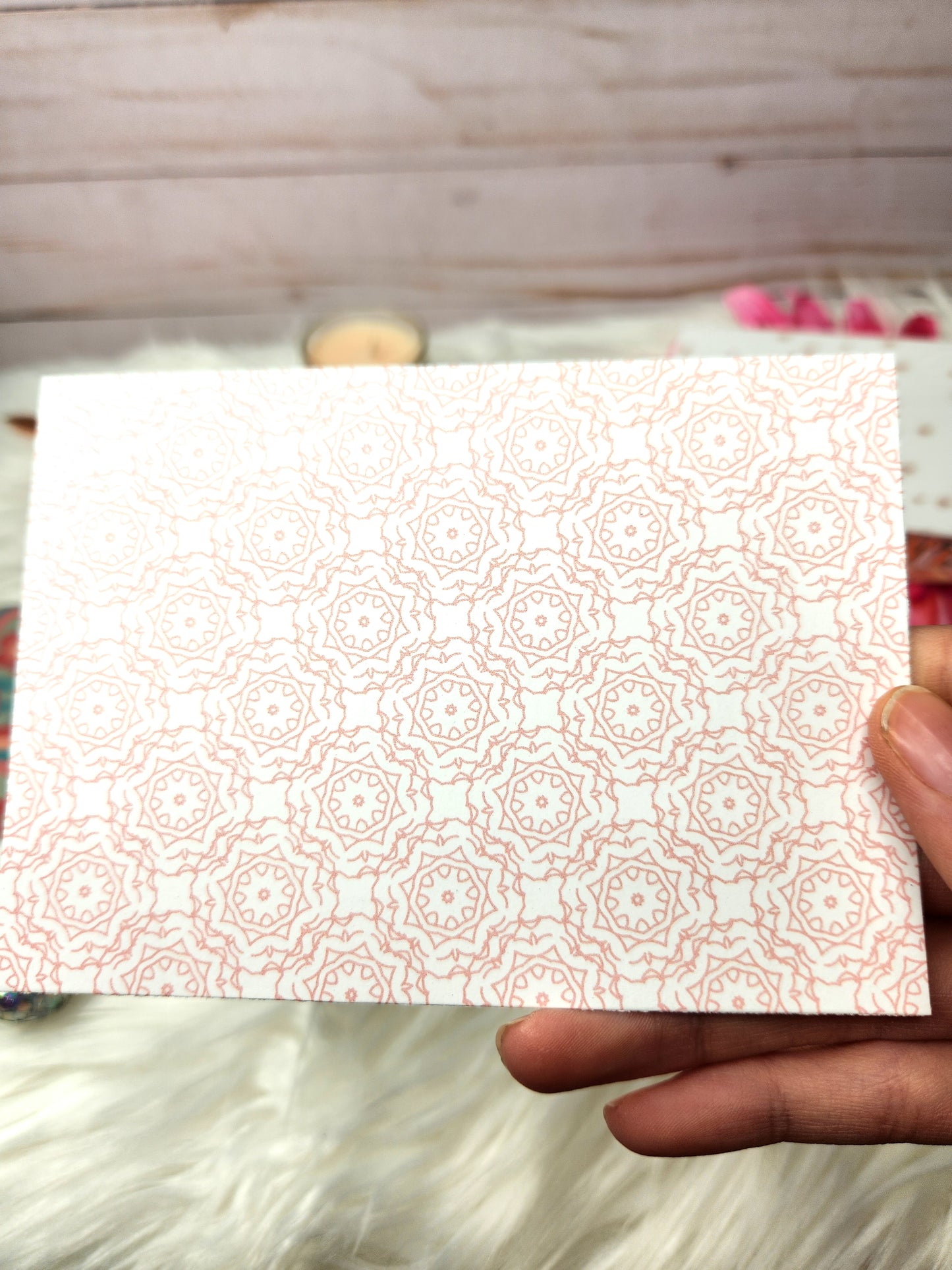 Boho vibes floral- notecards- set of 5 with envelopes