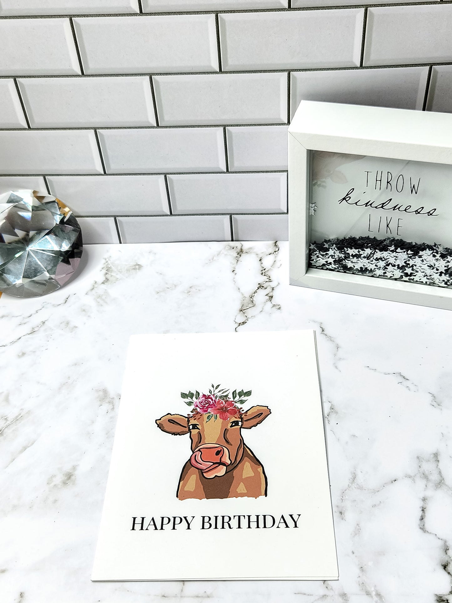 Happy Birthday heifer greeting card