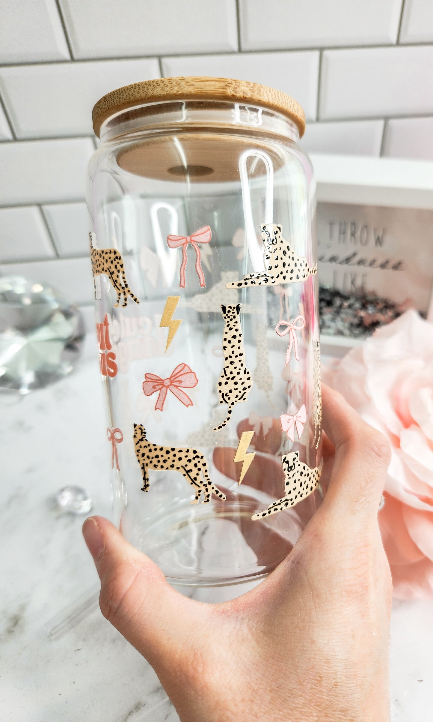 Cute but dangerous 16 oz glass can