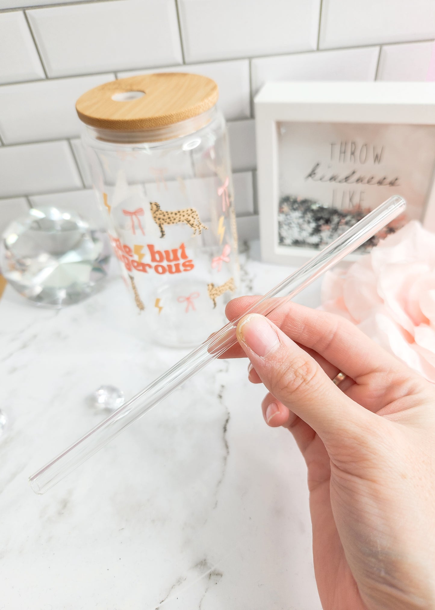 Cute but dangerous 16 oz glass can