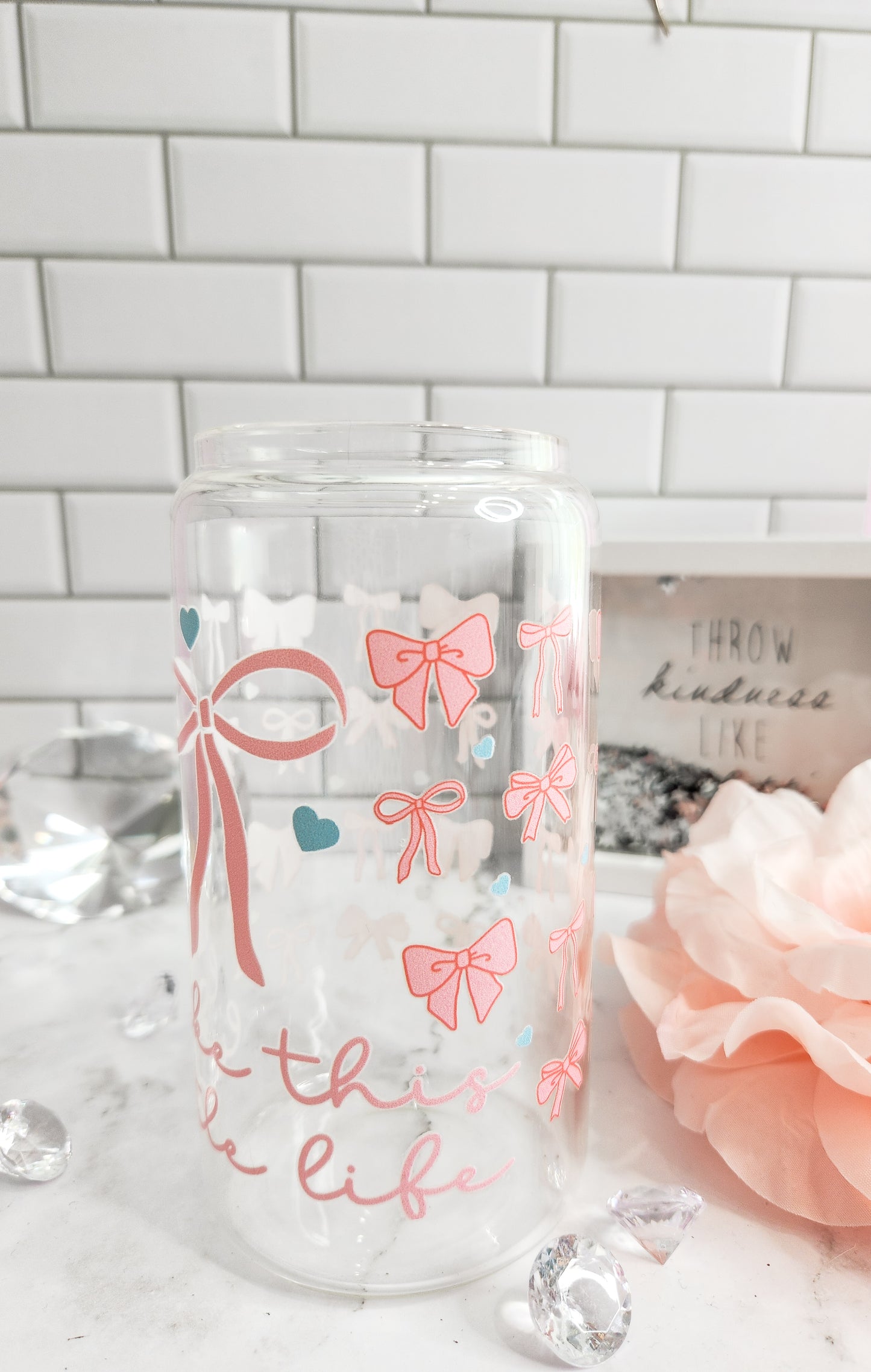 I like this little life- 16 oz glass can- iced coffee