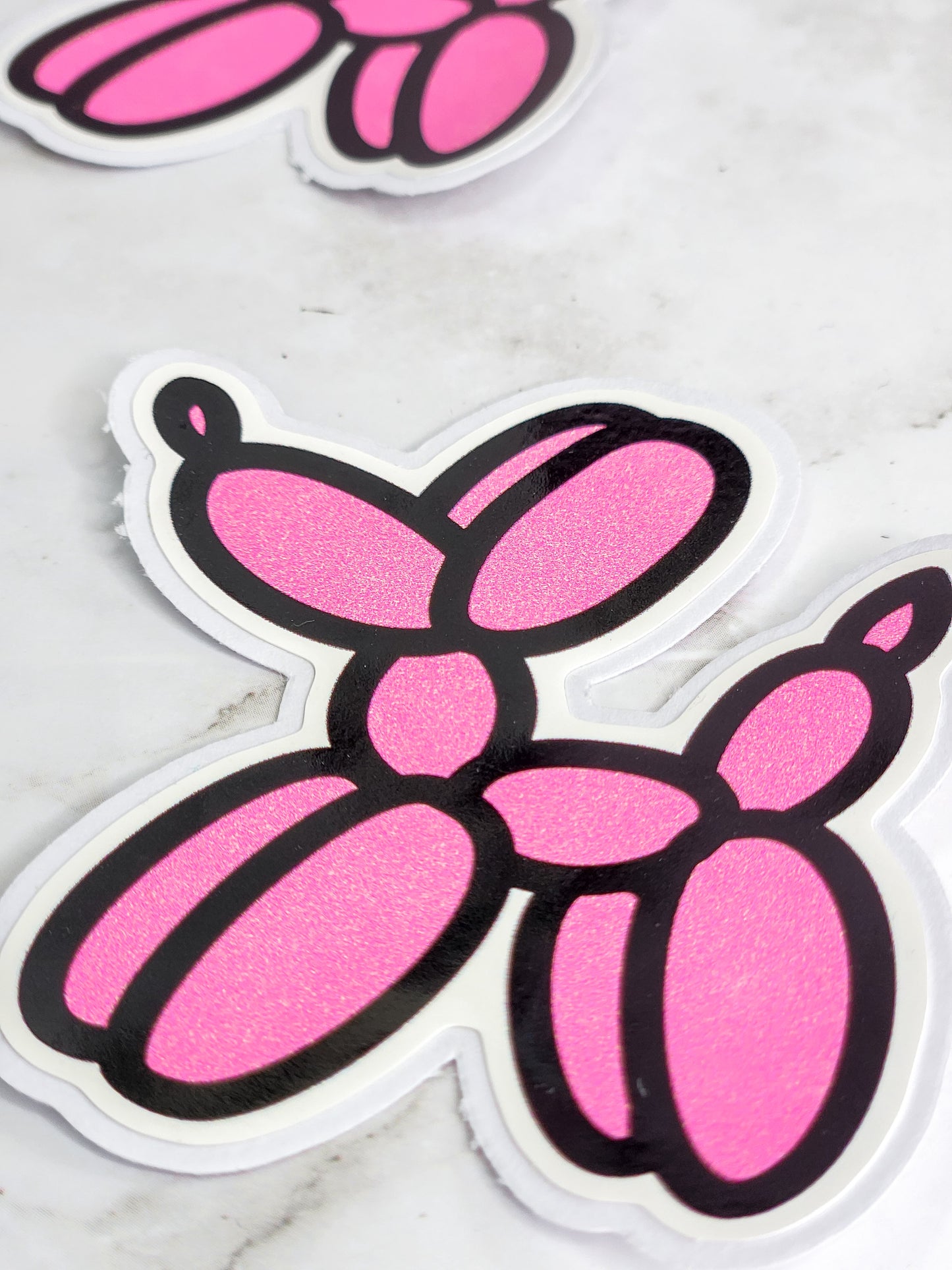 Balloon puppy dog sticker