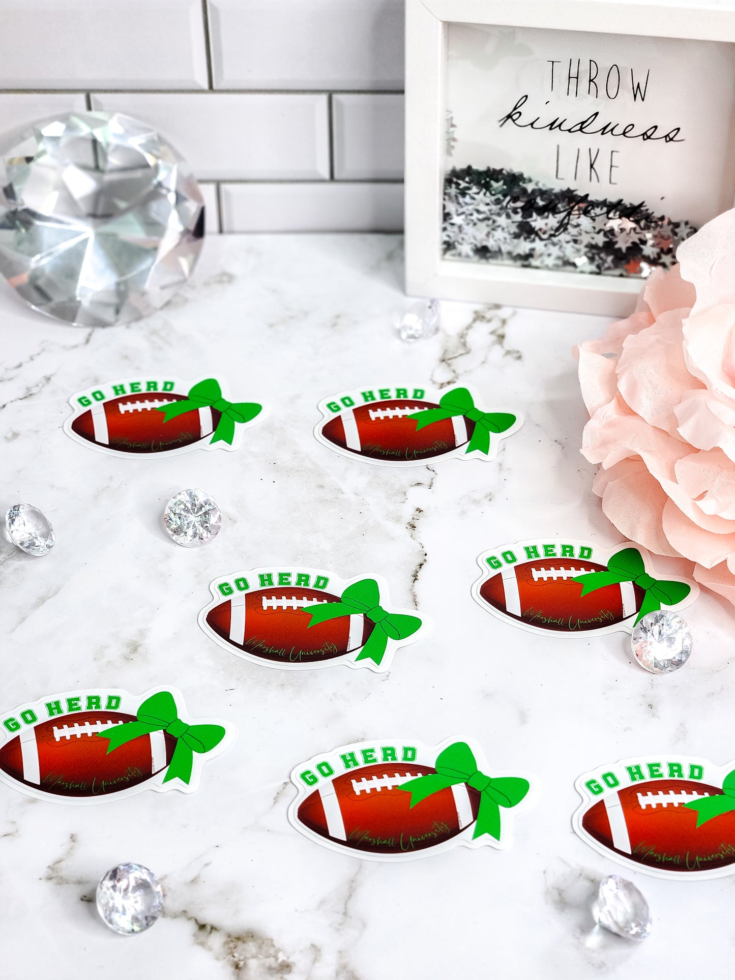 Go Herd- Football fan sticker