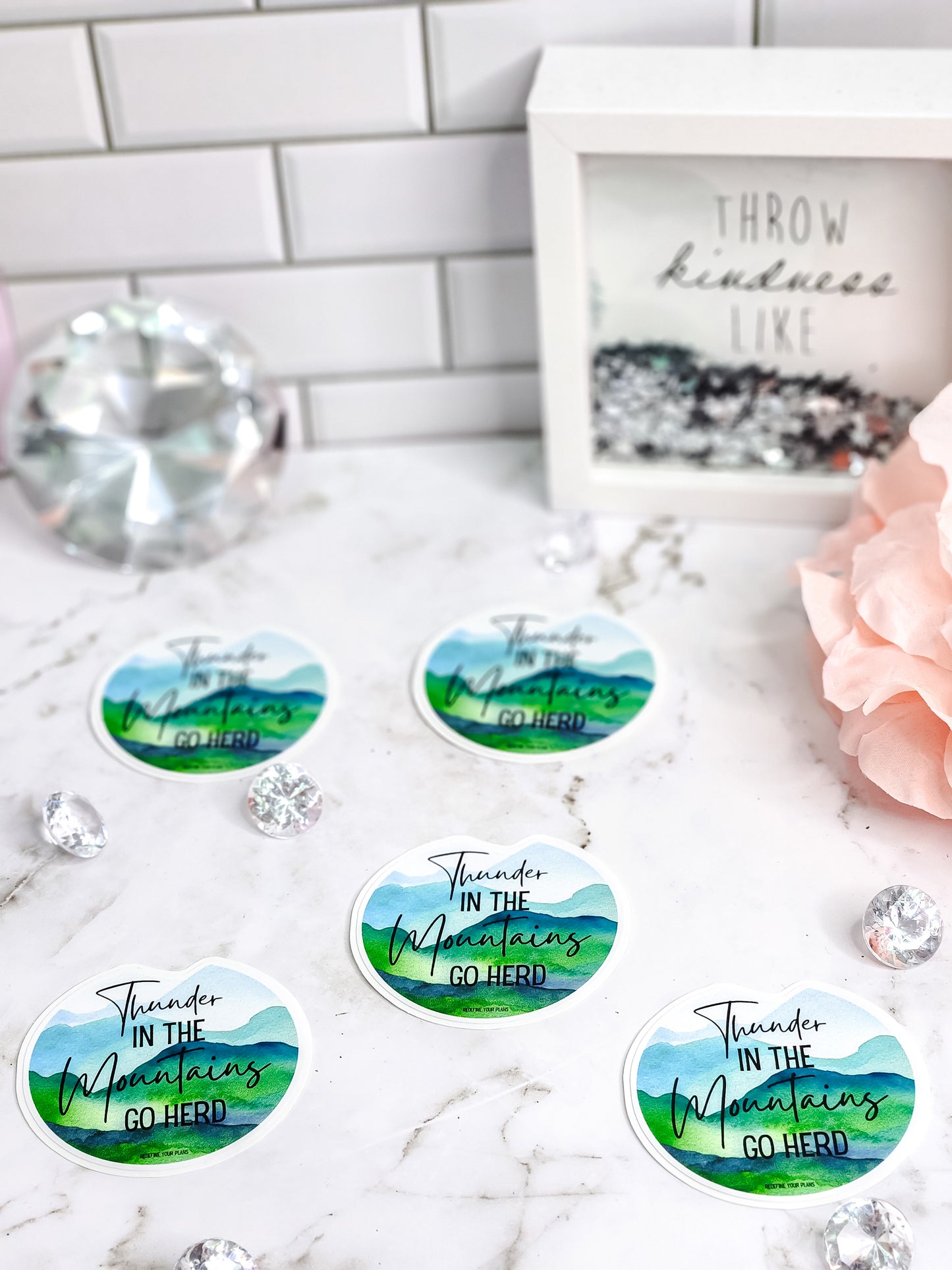 Thunder in the mountains- Marshall Fan Sticker