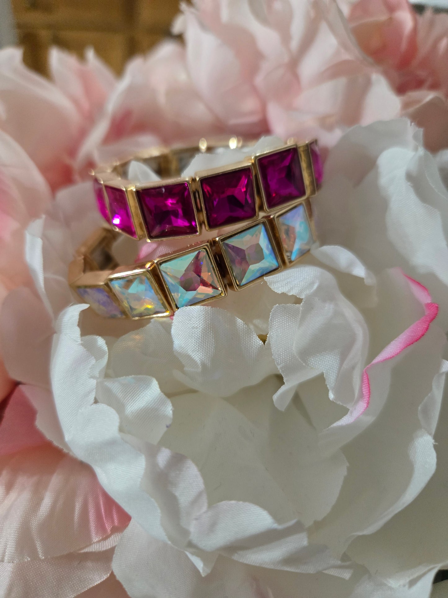 Date Night Pink Stone Bracelet