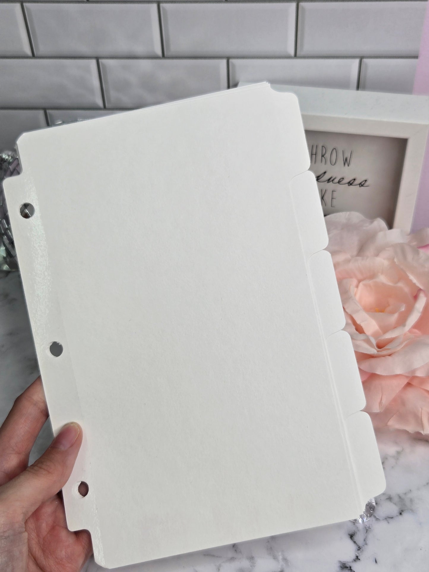 Planner dividers package of 5