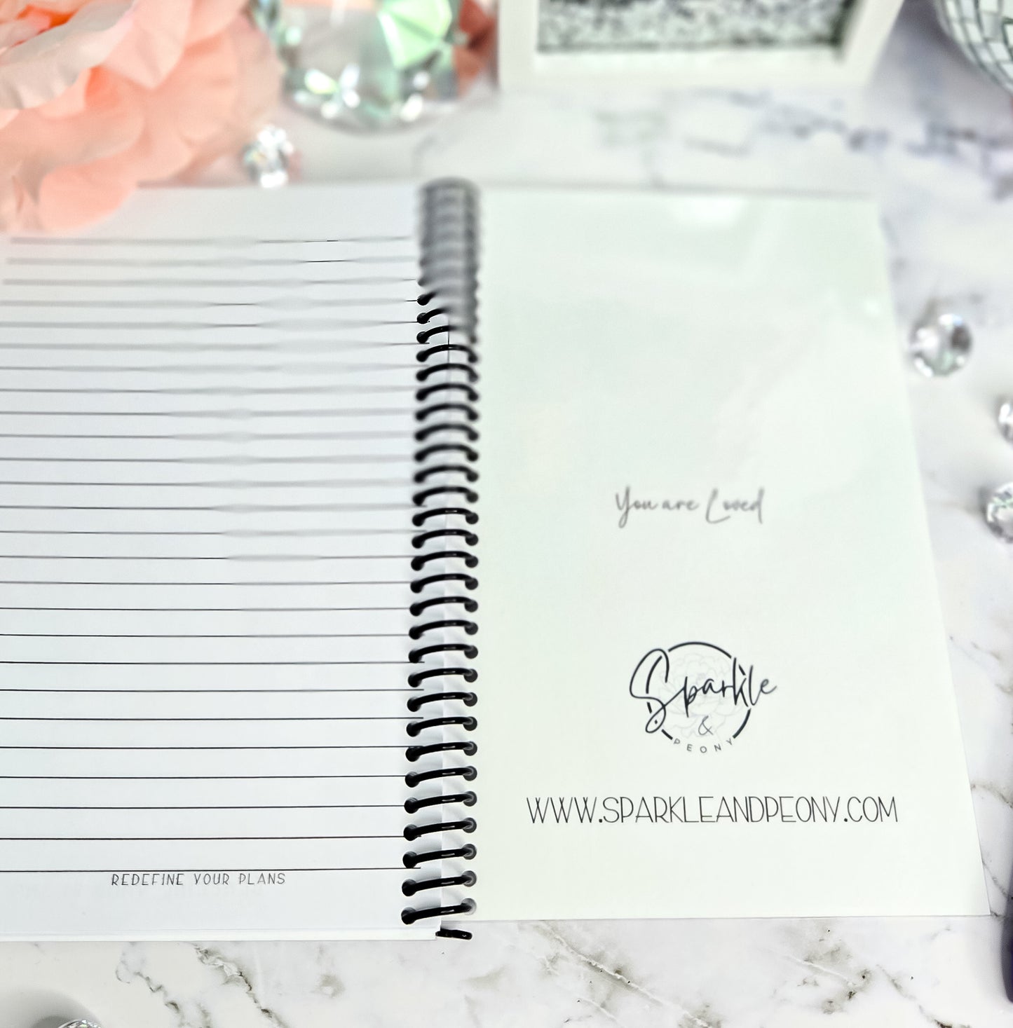 Chasing babies and Jesus notebook