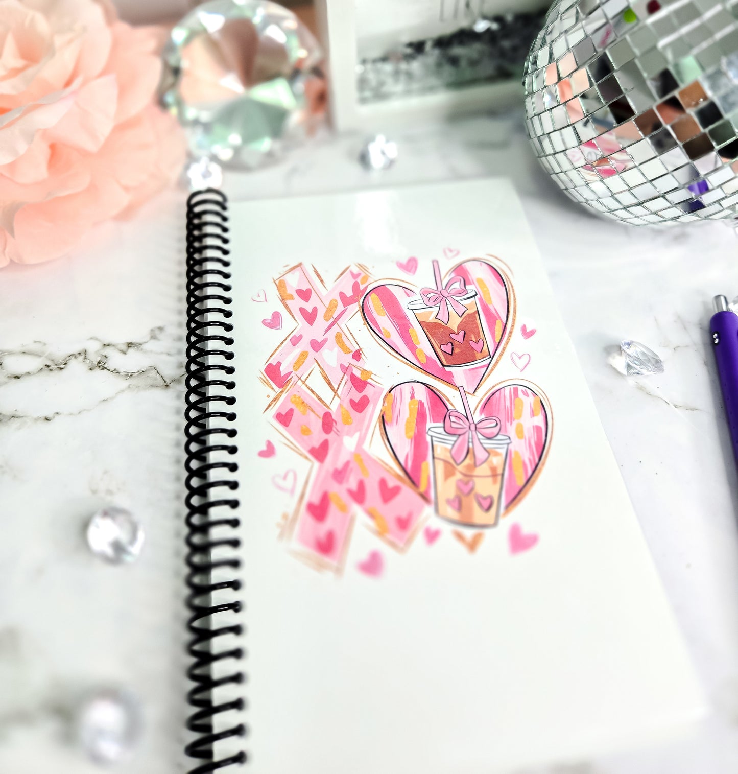 Coffee is my valentine notebook
