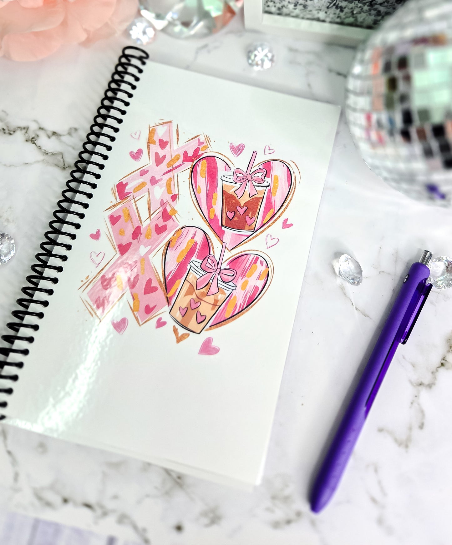 Coffee is my valentine notebook