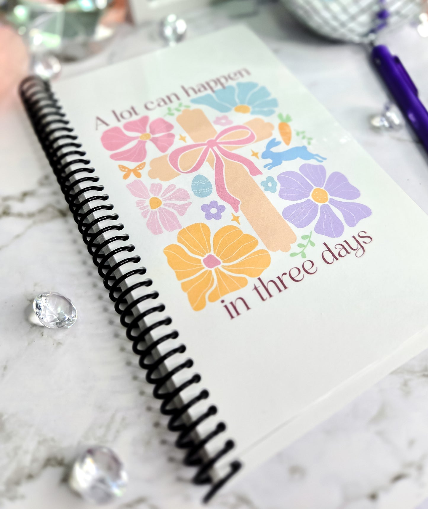 A lot can happen in 3 days notebook
