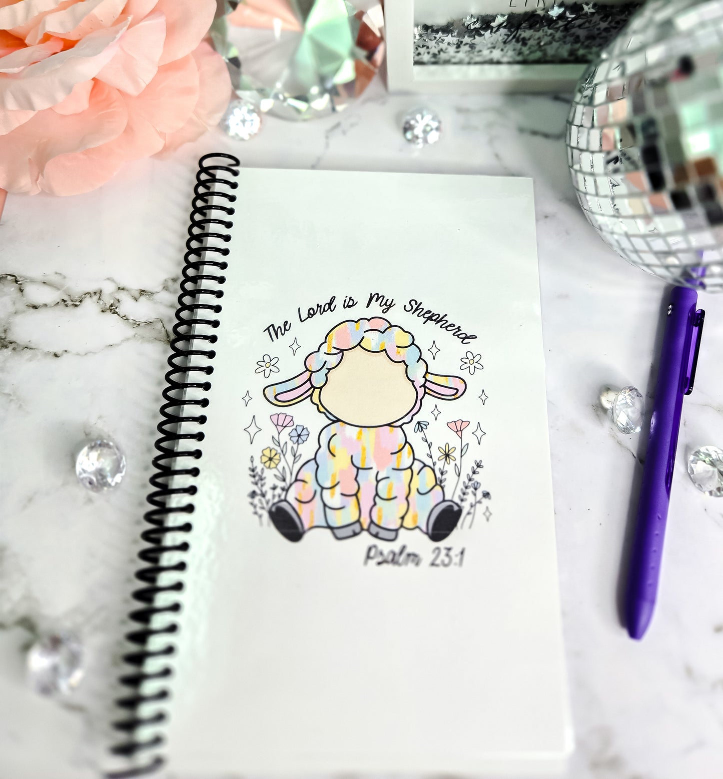 The Lord is my Shepherd notebook