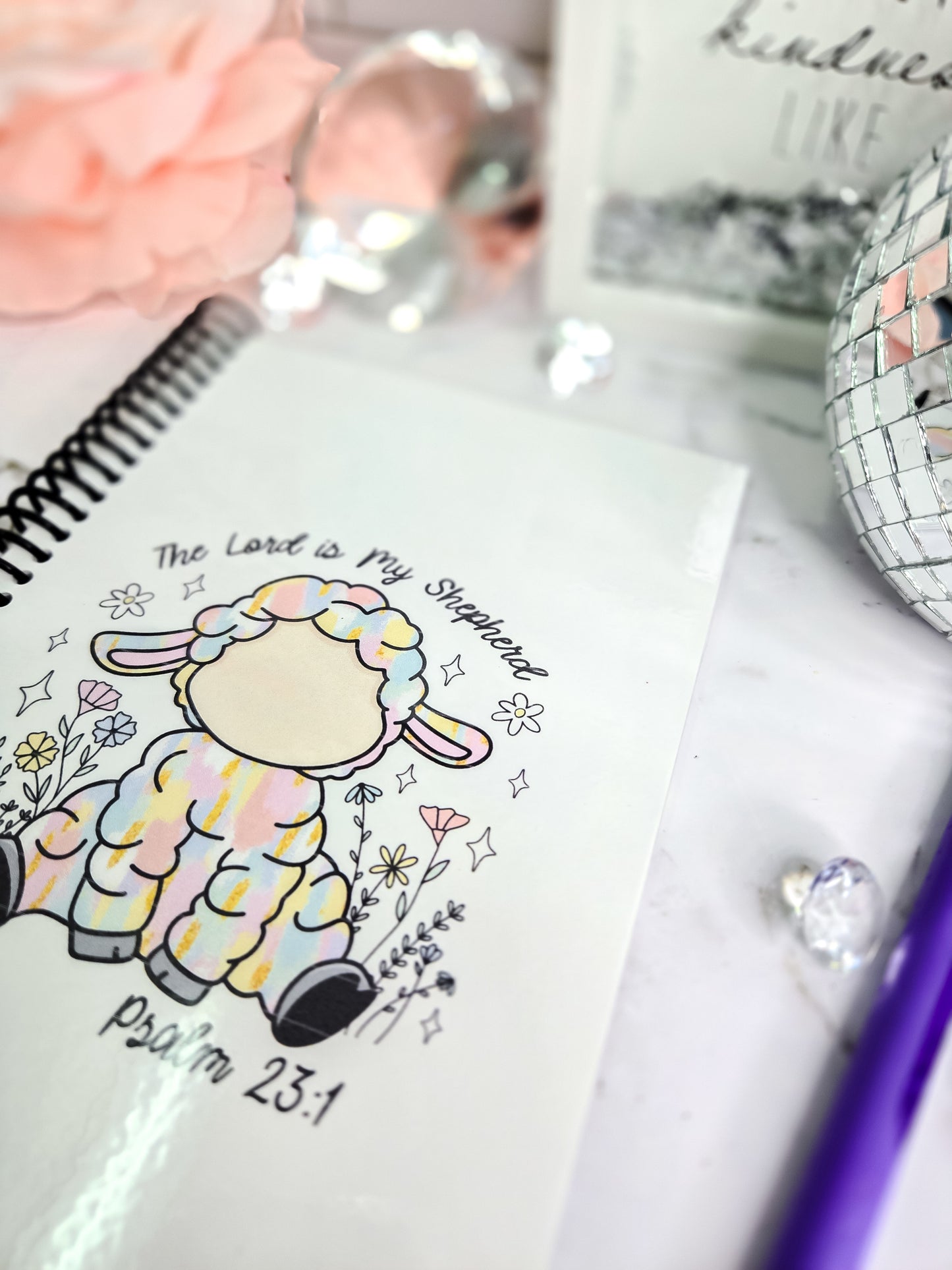 The Lord is my Shepherd notebook