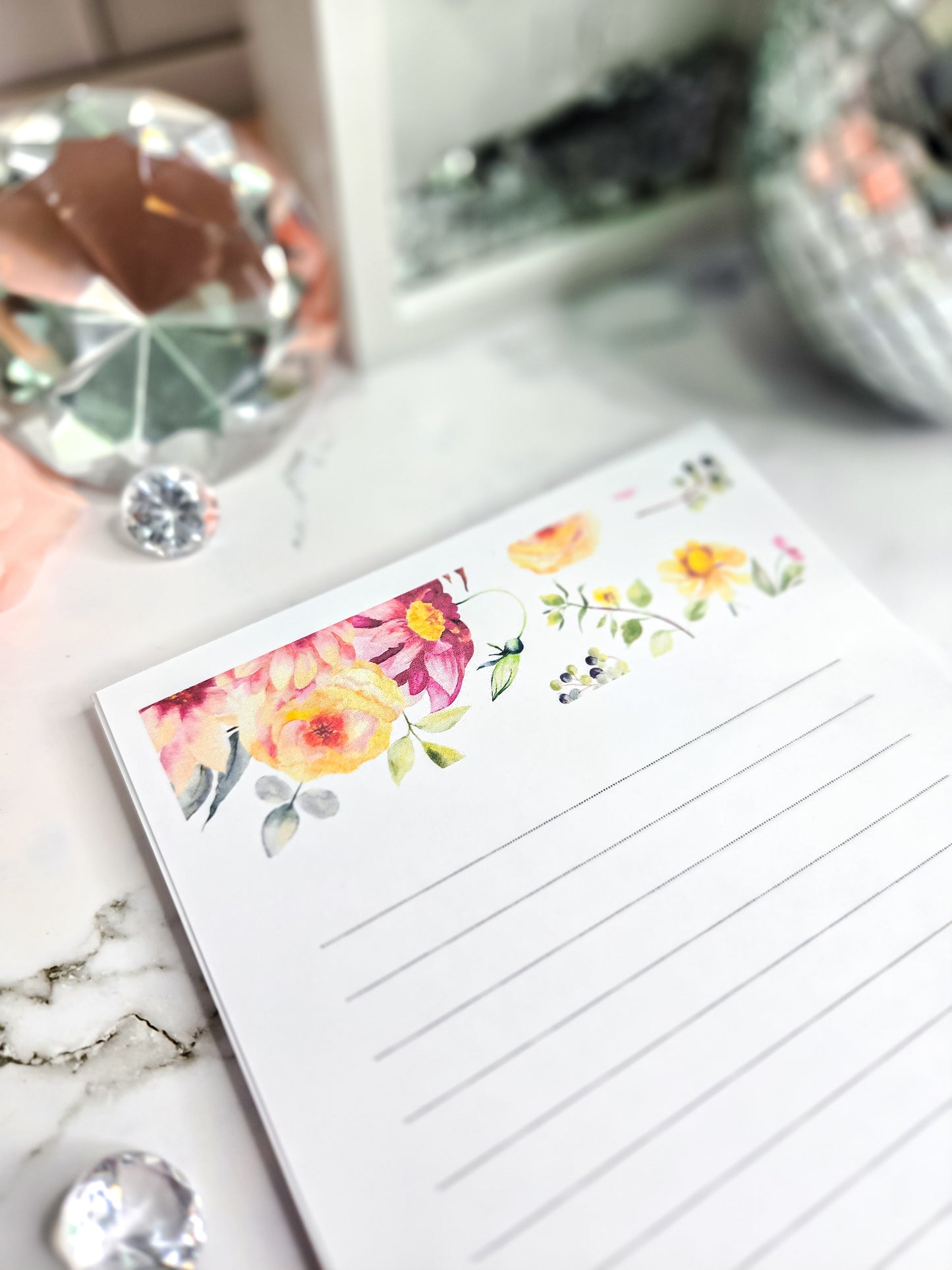 In the Garden notepad
