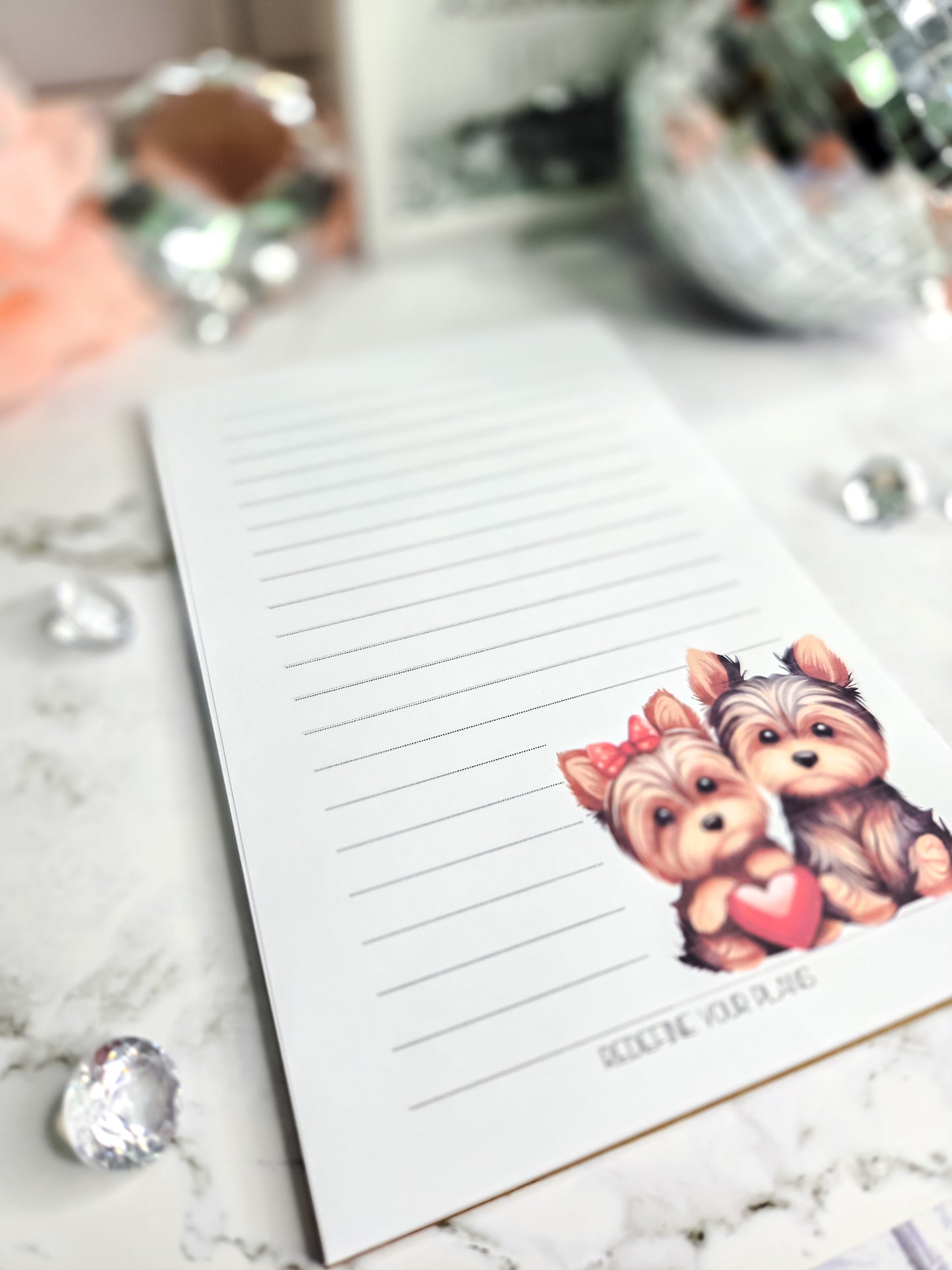 Puppy love notepad