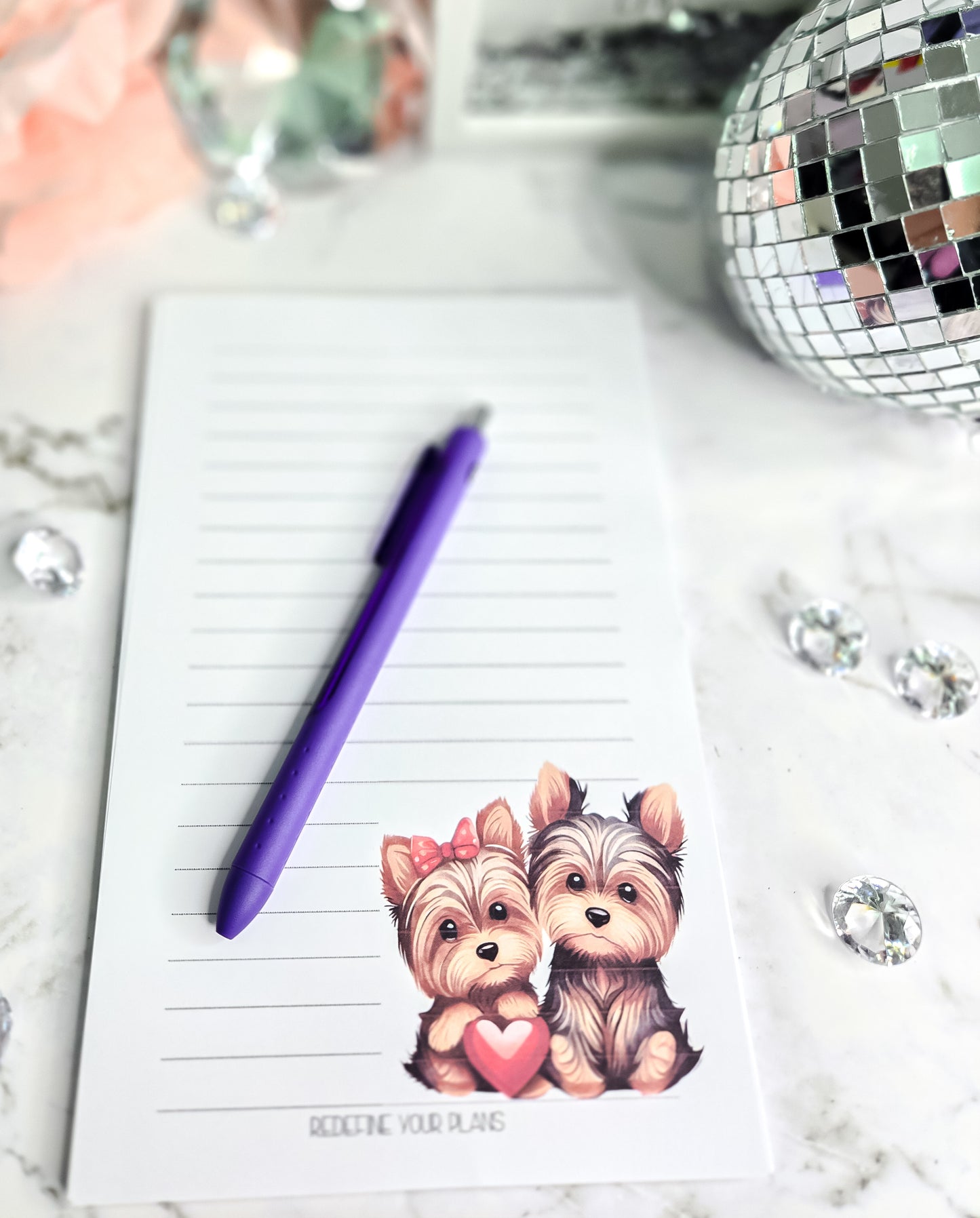Puppy love notepad