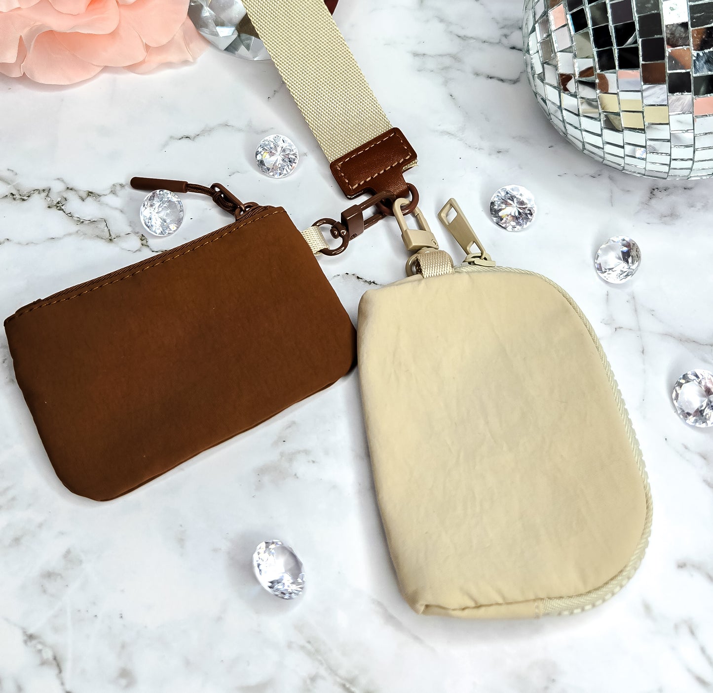 Double pouch wristlet