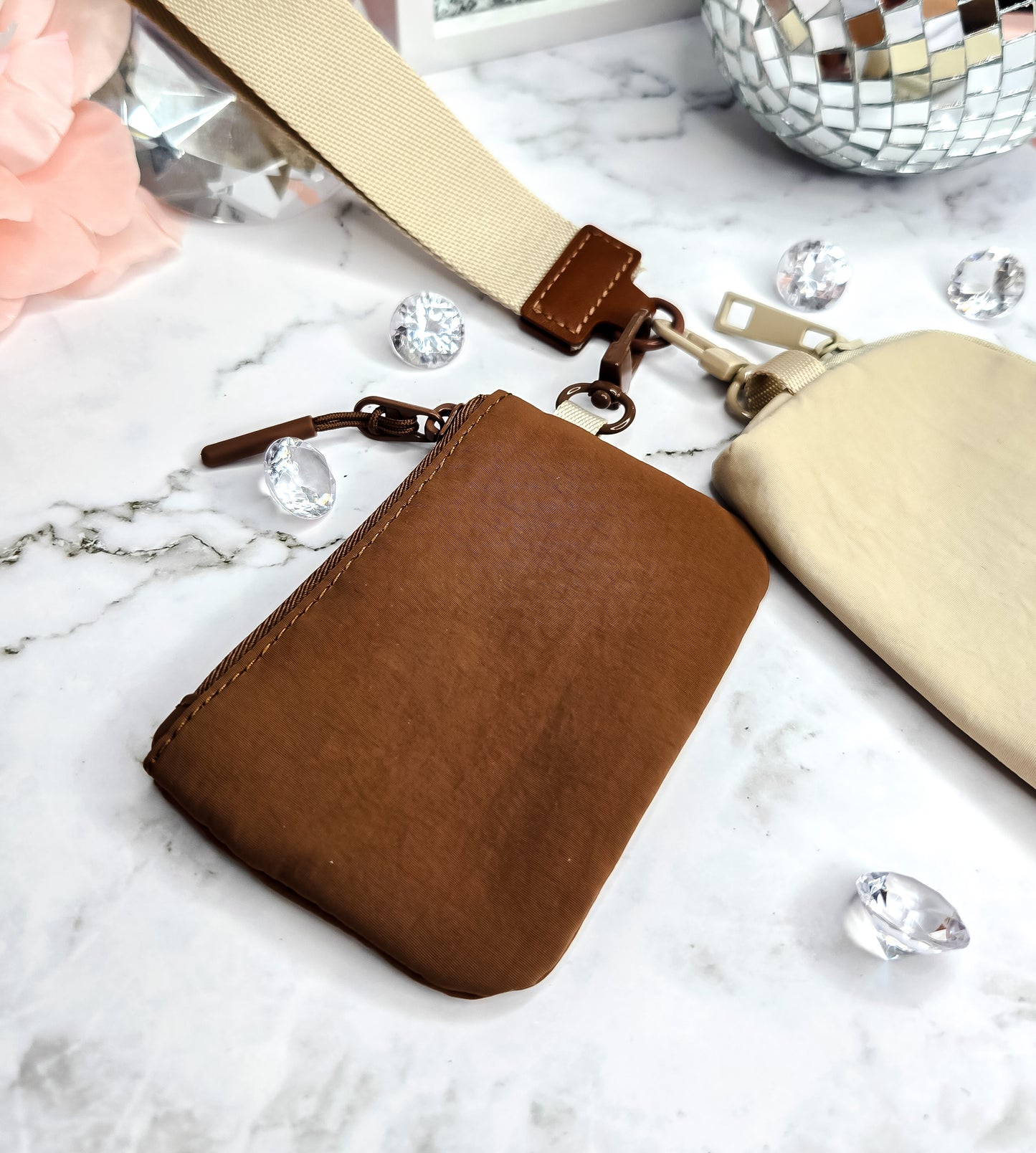 Double pouch wristlet