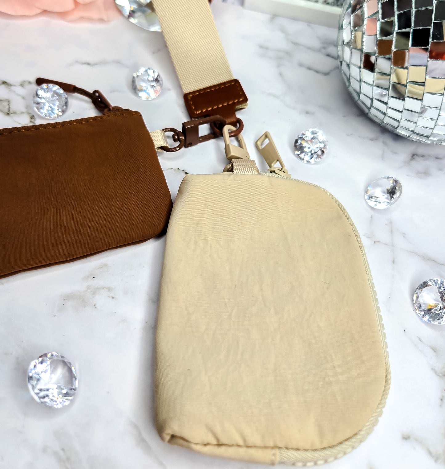 Double pouch wristlet