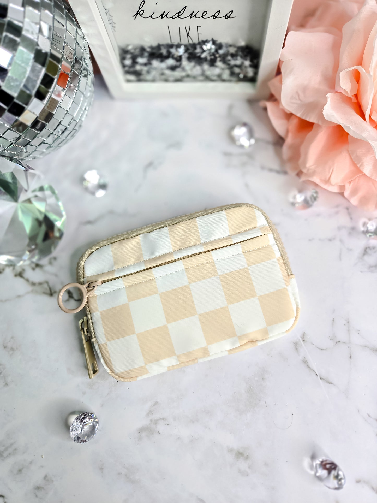 Almond- Alwayson the Go wristlet ID wallet