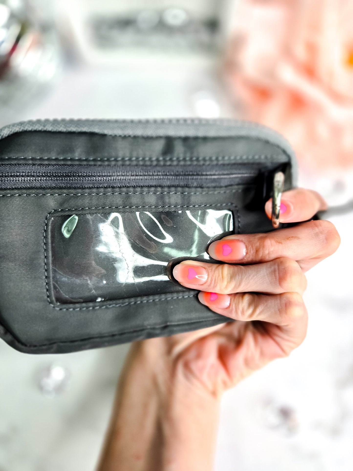 Almond- Alwayson the Go wristlet ID wallet