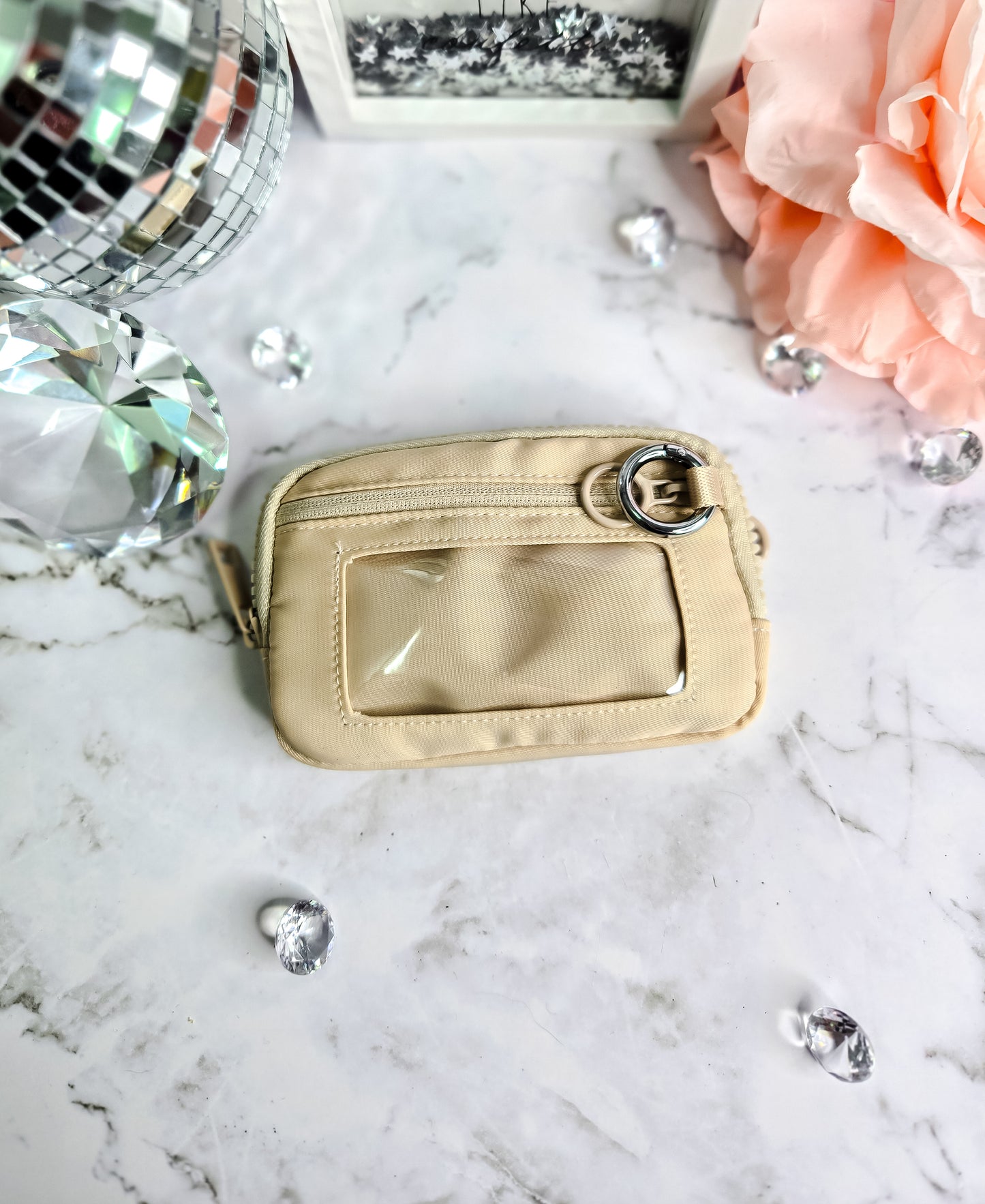 Almond- Alwayson the Go wristlet ID wallet