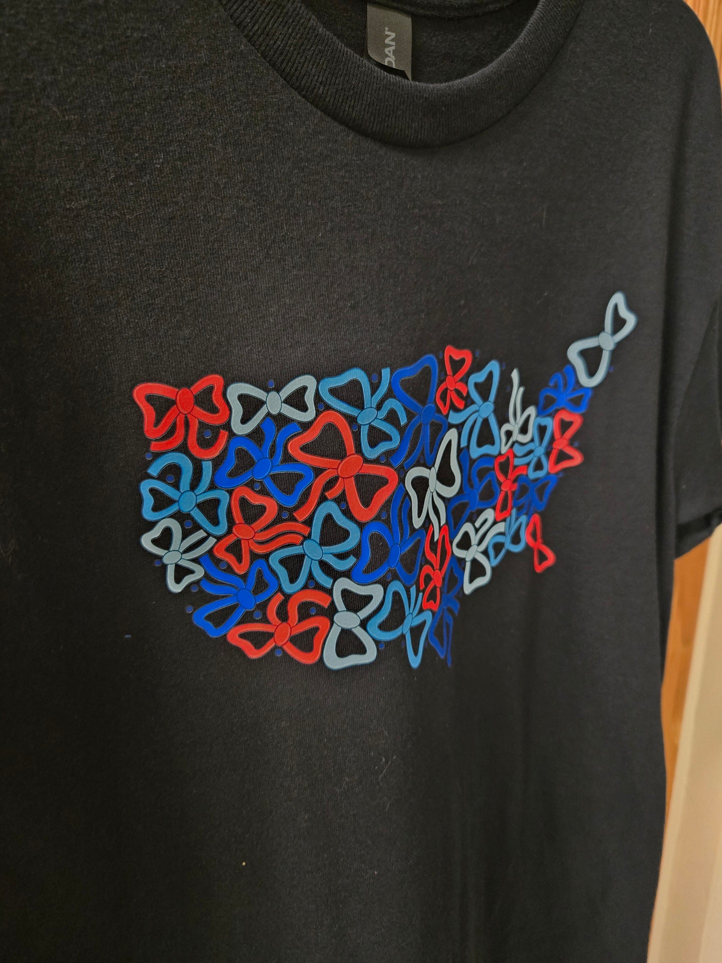 1776 Bows graphic Tee- 4th of July- love America