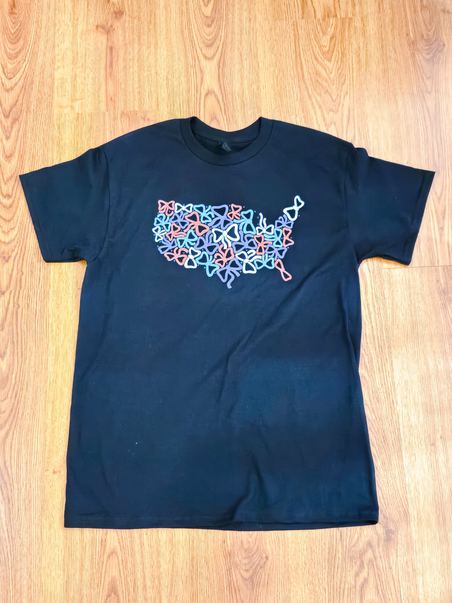 1776 Bows graphic Tee- 4th of July- love America