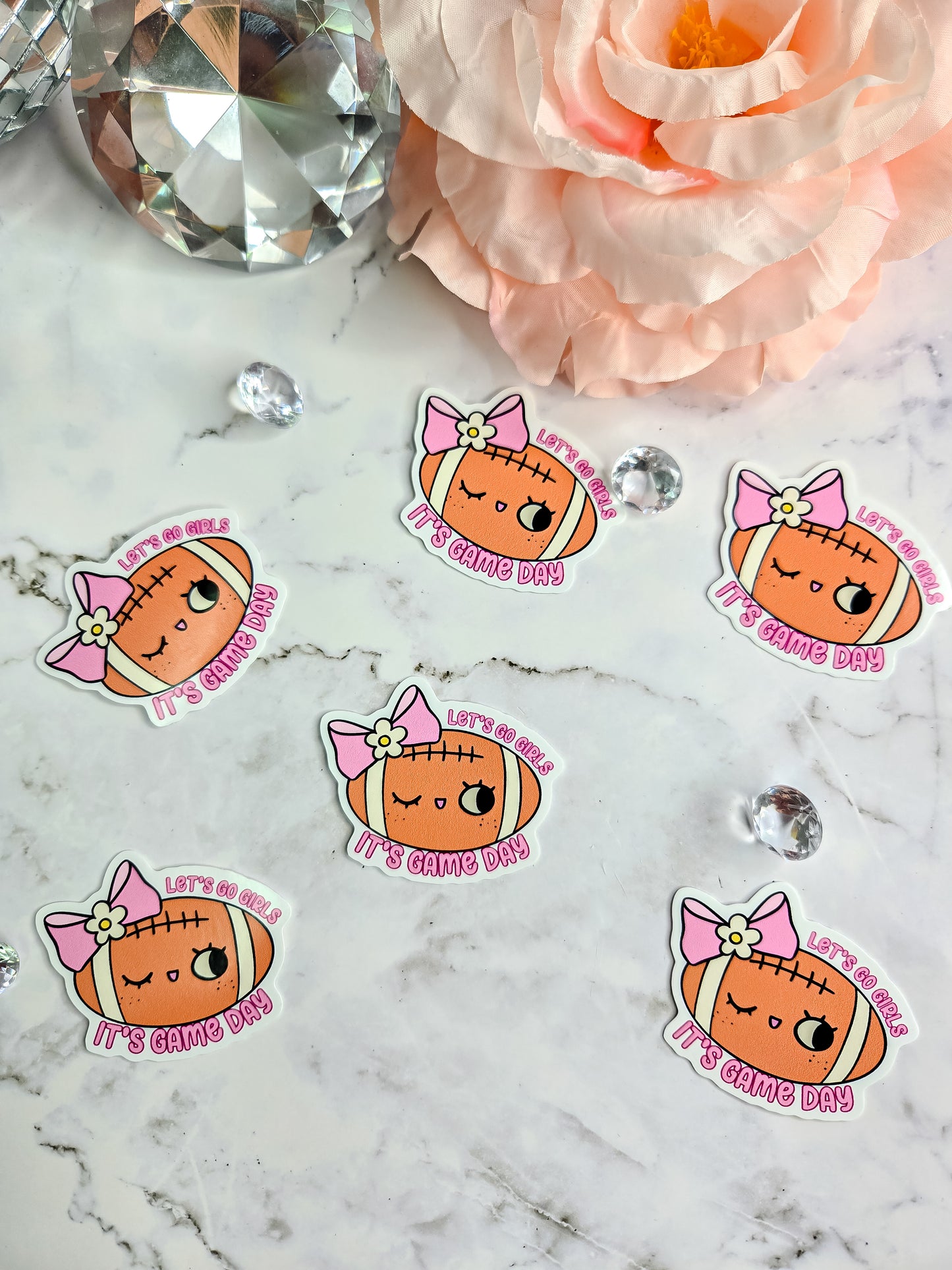 Let's Go girls it's game day sticker
