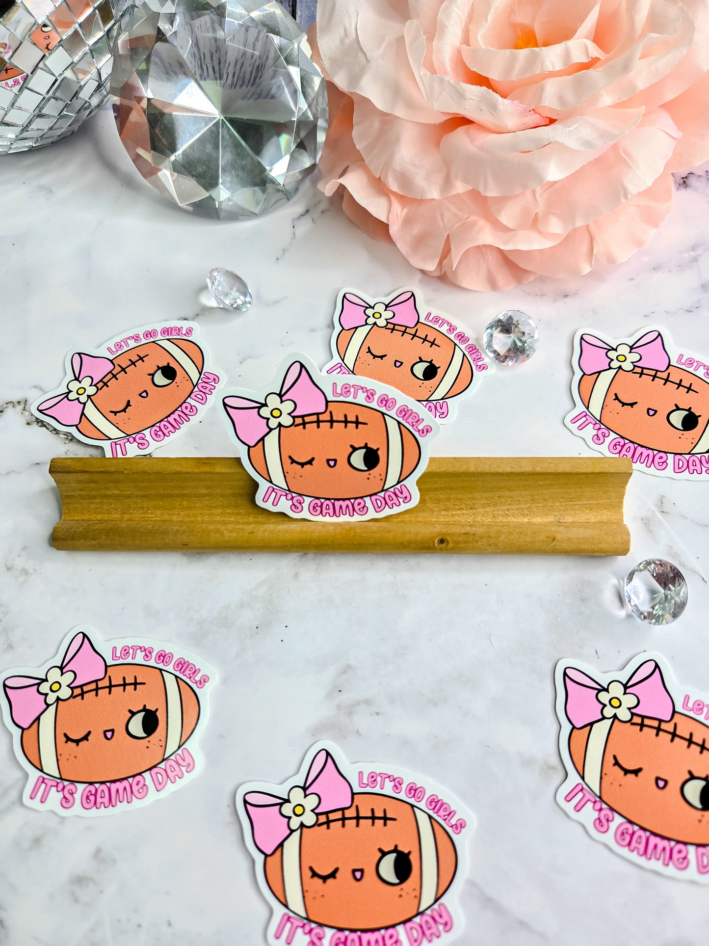 Let's Go girls it's game day sticker