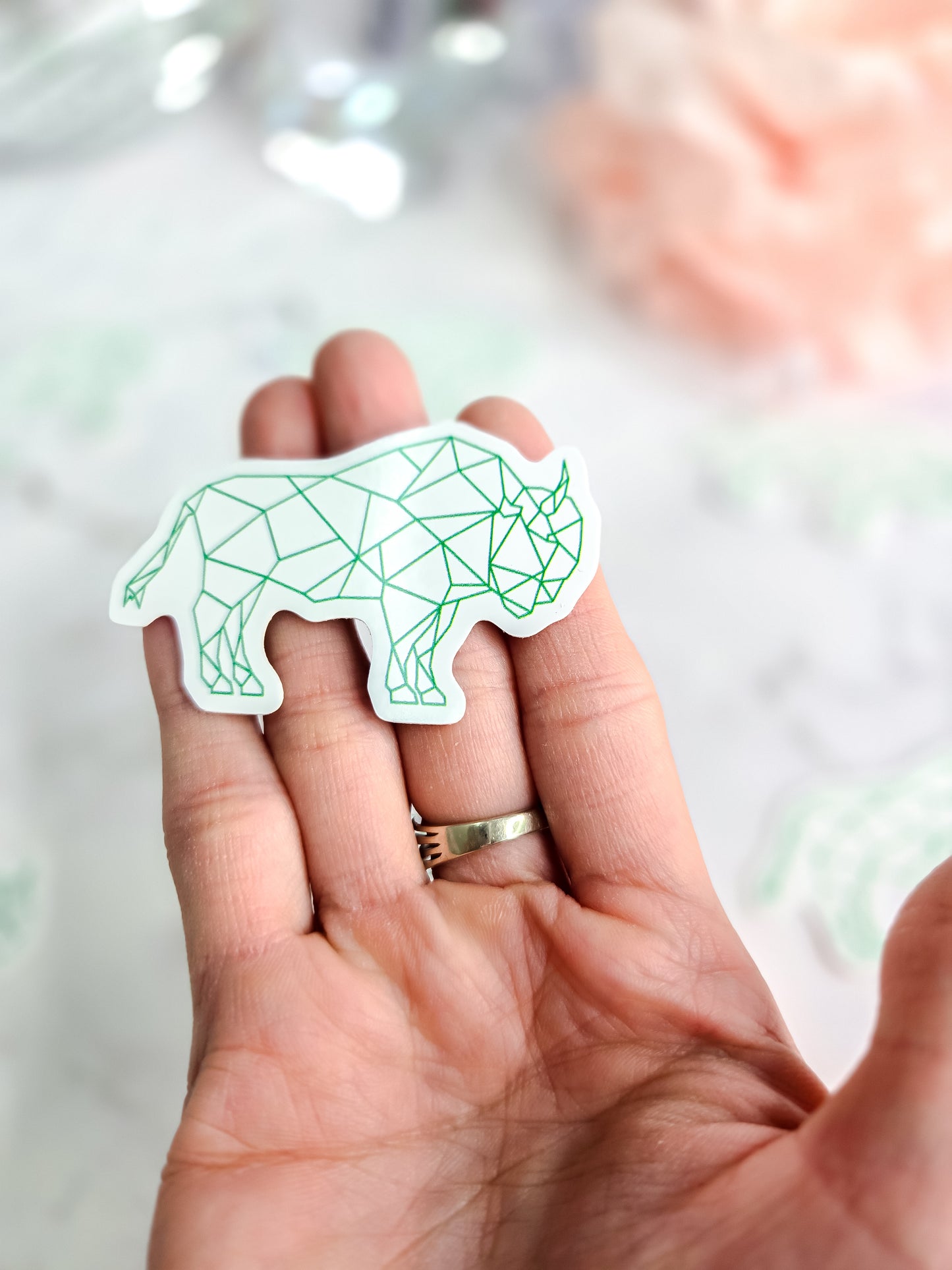 Let's Go HERD- geometric Marco Sticker