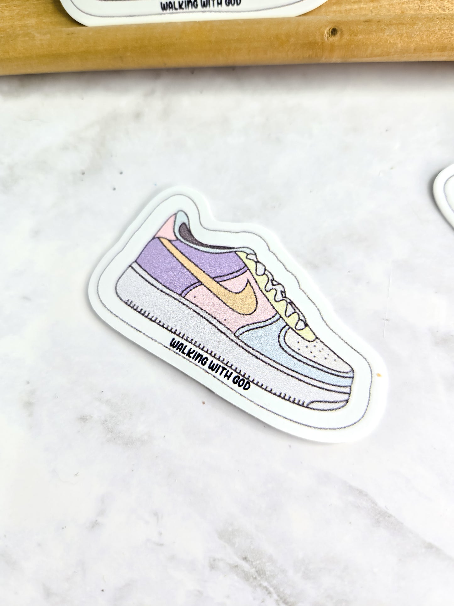 Walking with God stickers