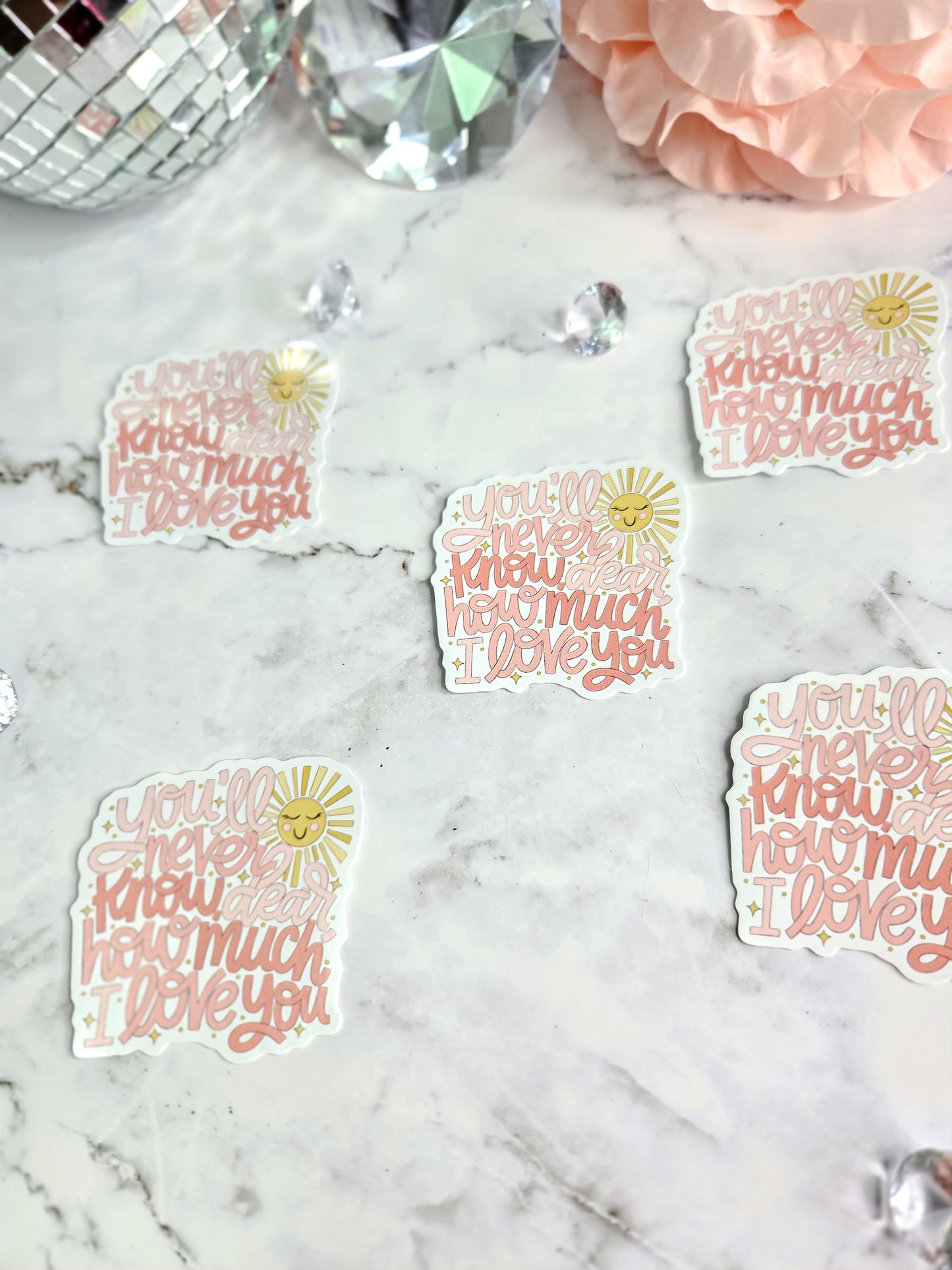 You are my sunshine quote sticker