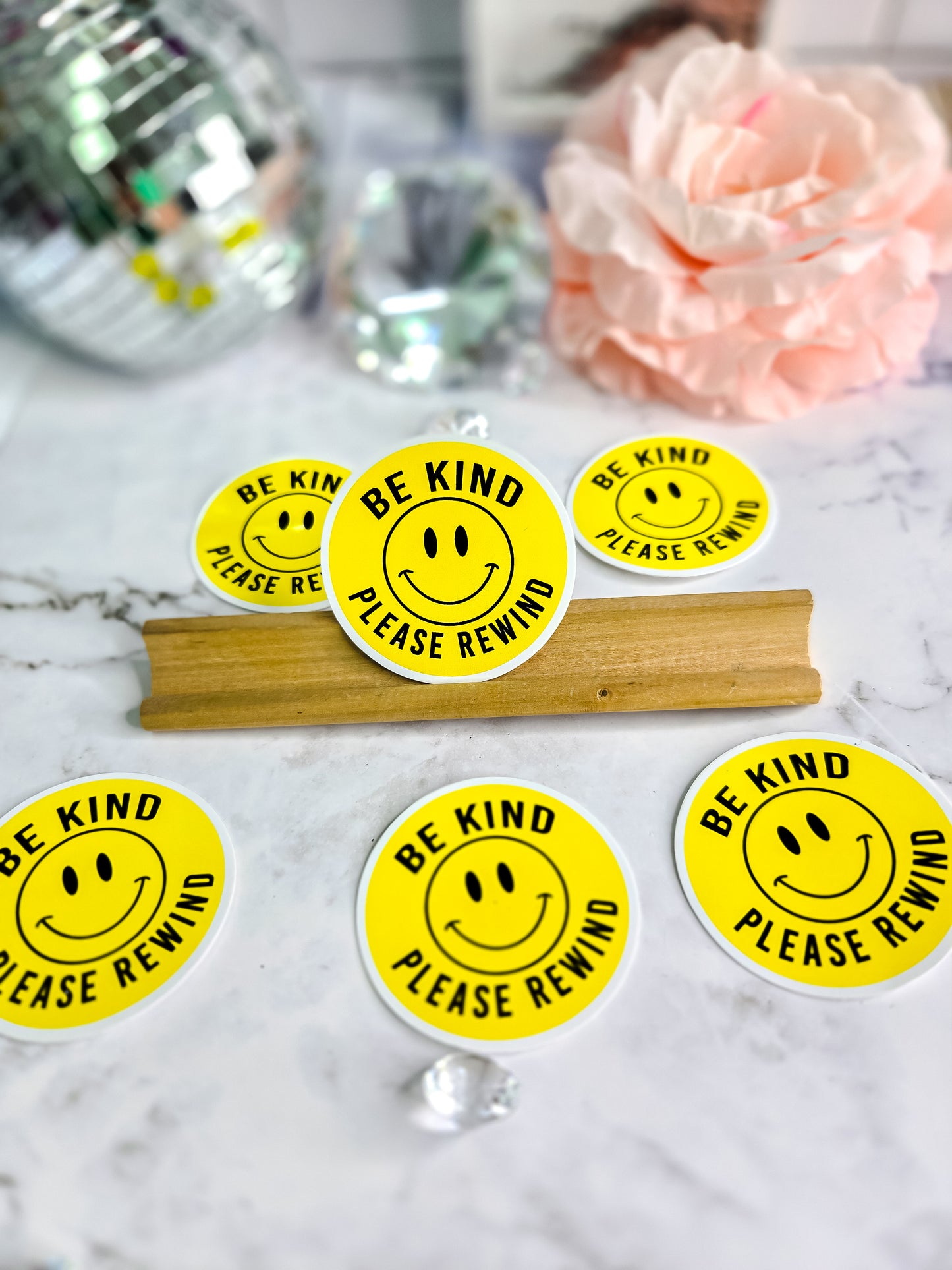 Be kind and rewind sticker