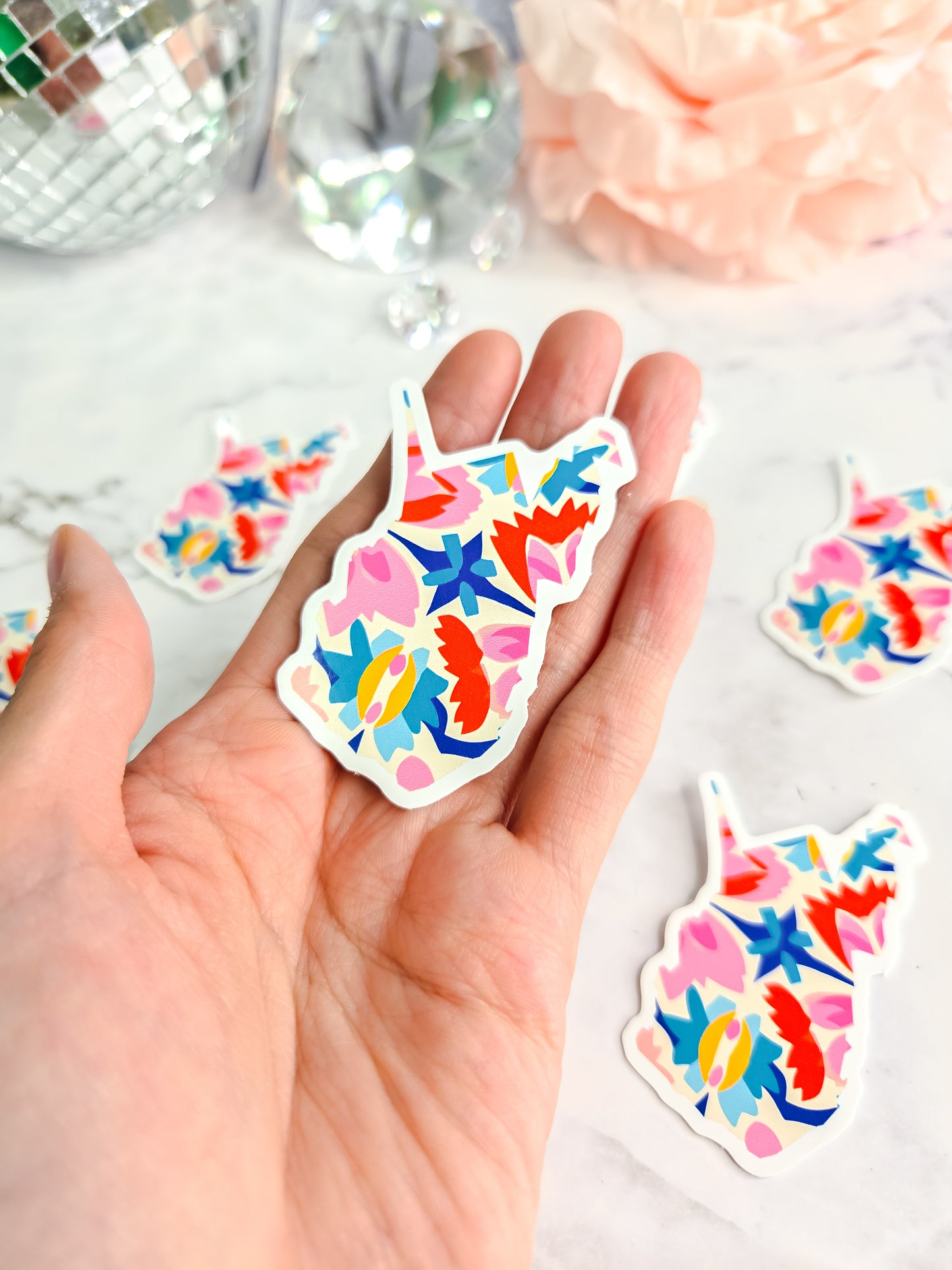 WV in bloom sticker
