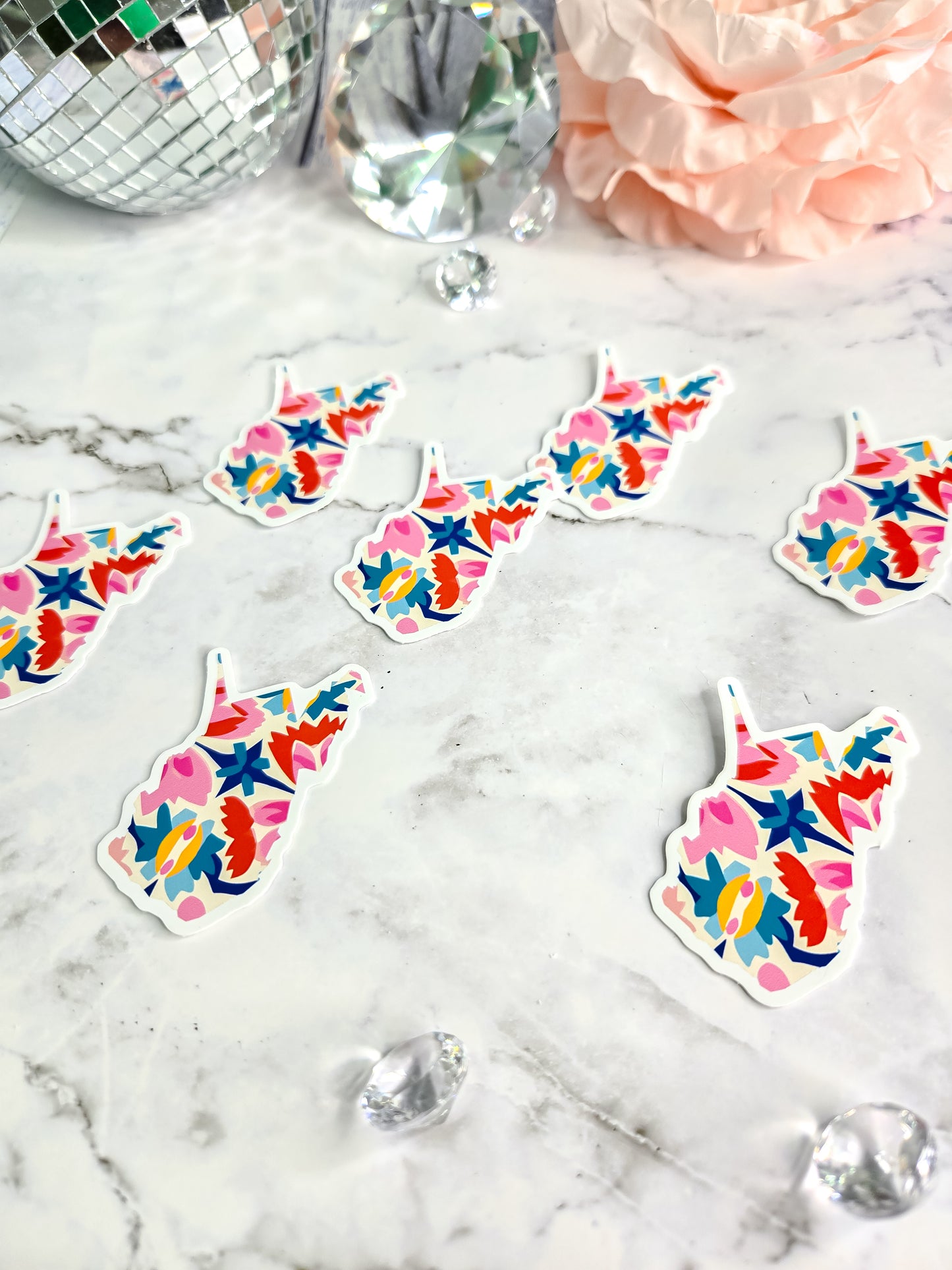 WV in bloom sticker