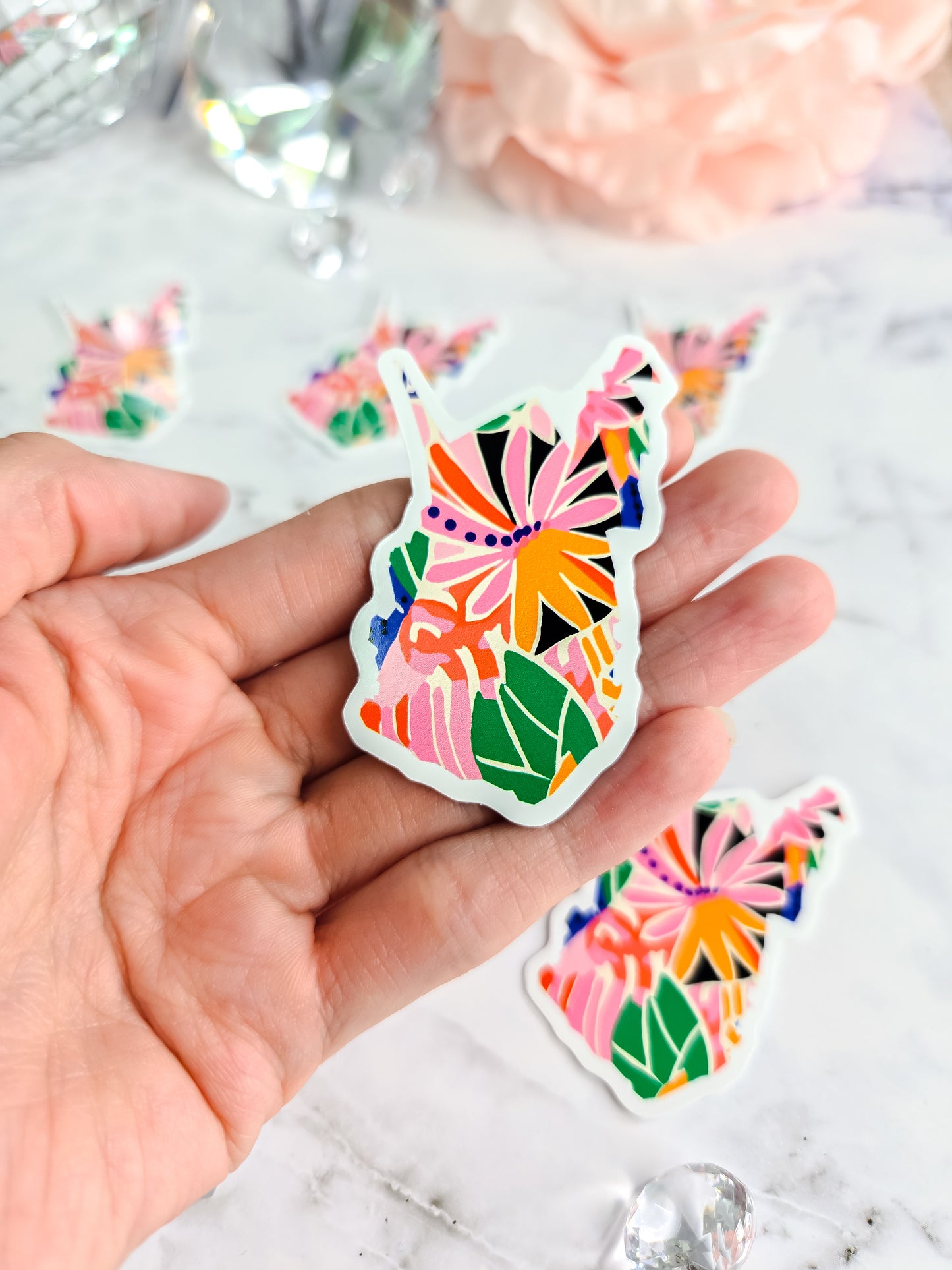 WV in bloom sticker