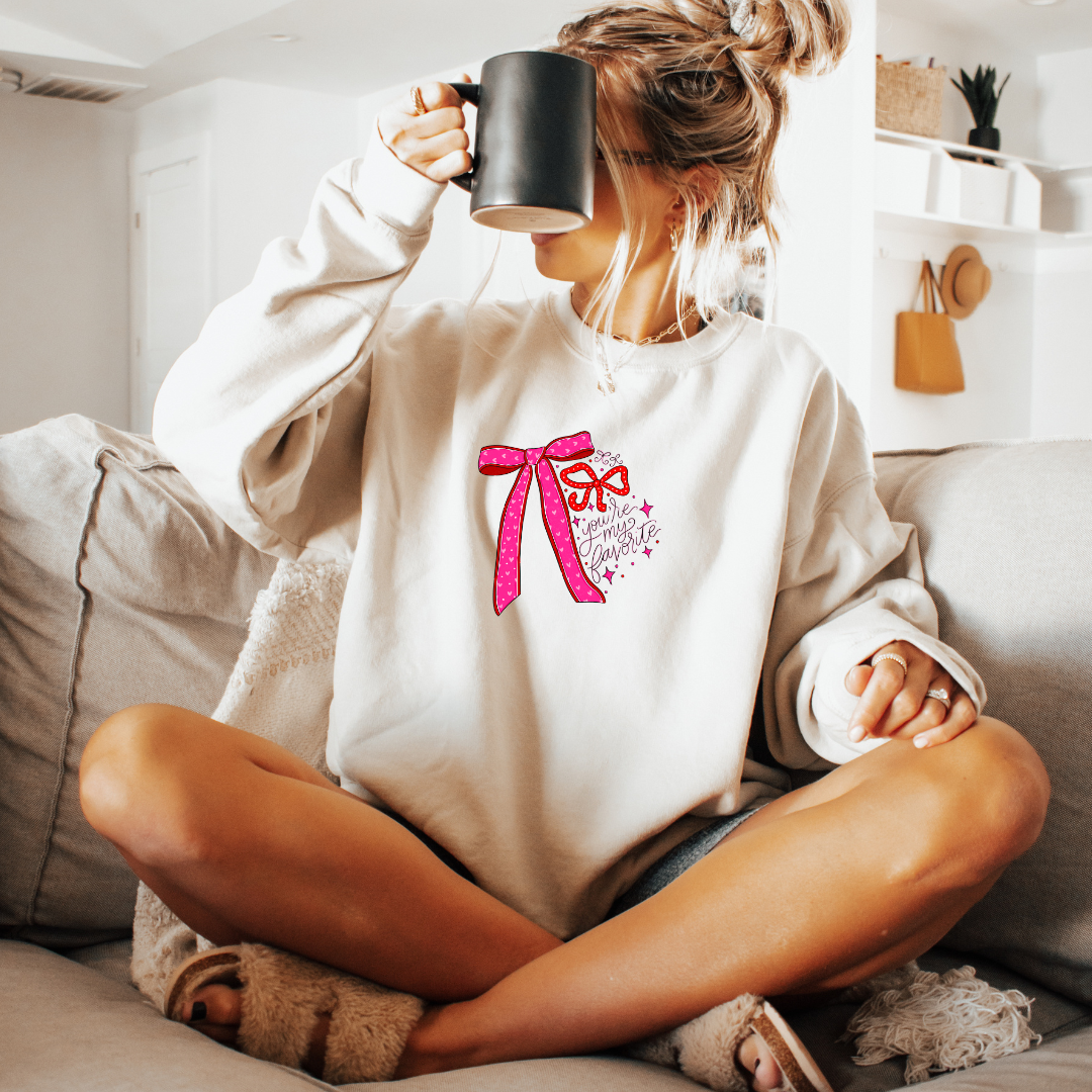 You're my favorite bow valentine graphic