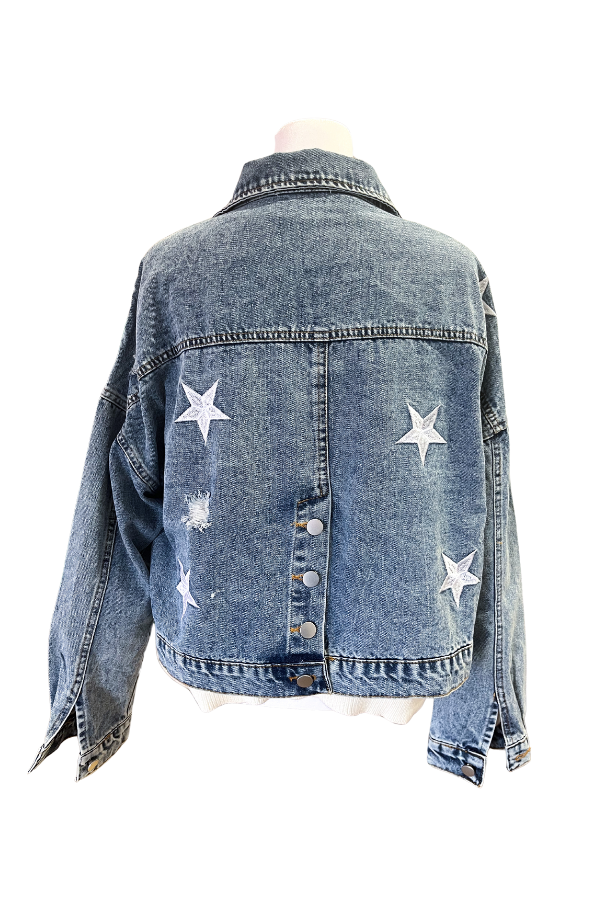 SC - Stella Medium Wash Denim Jacket