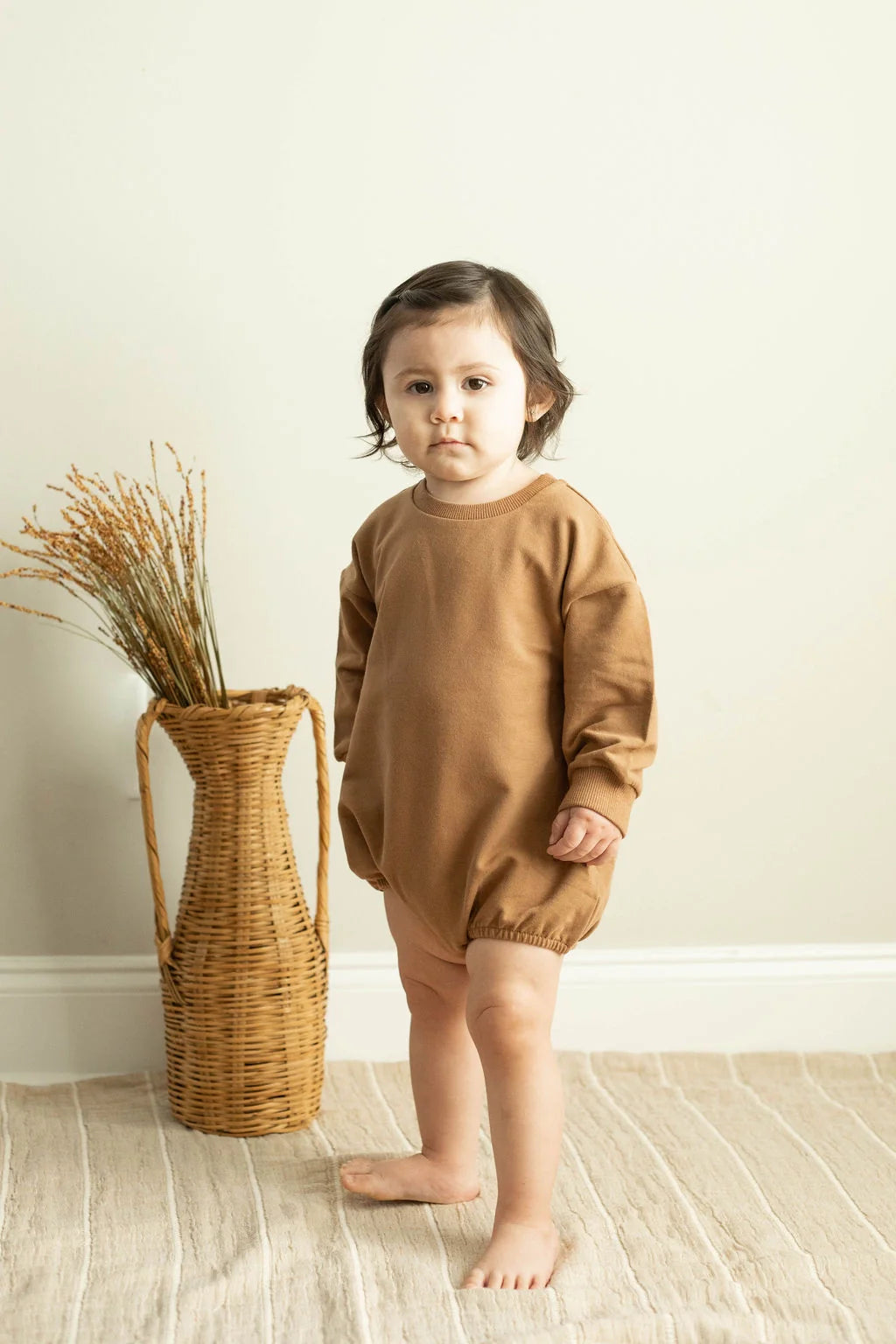 Oversized Sweatshirt Bubble Romper