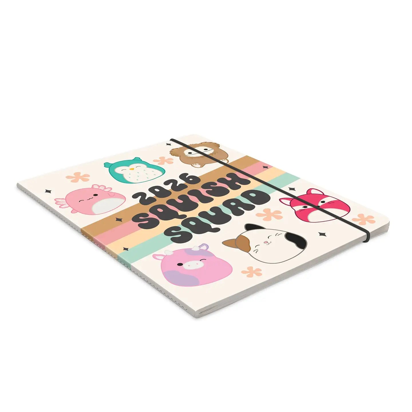 2026 Squish Squad Calendar & Planner – Monthly Agenda with Stickers, Bookmark & Pocket | 17-Month Squishmallows Planner