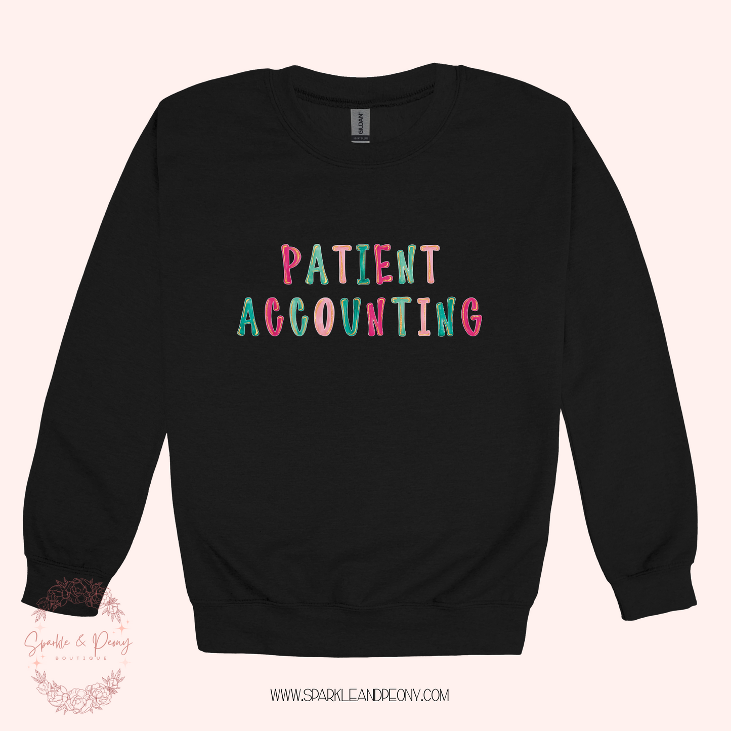 Patient Accounting crewneck- adult sizes