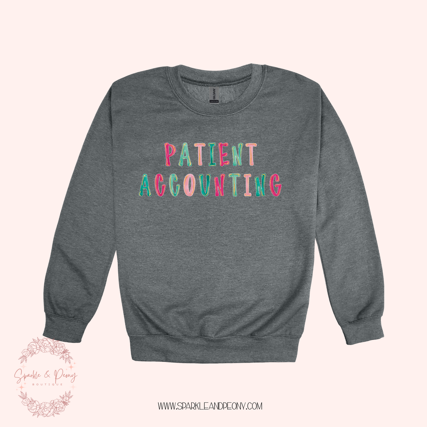 Patient Accounting crewneck- adult sizes