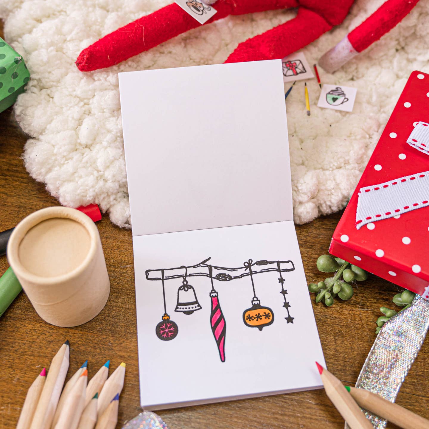 Very Merry mini coloring book