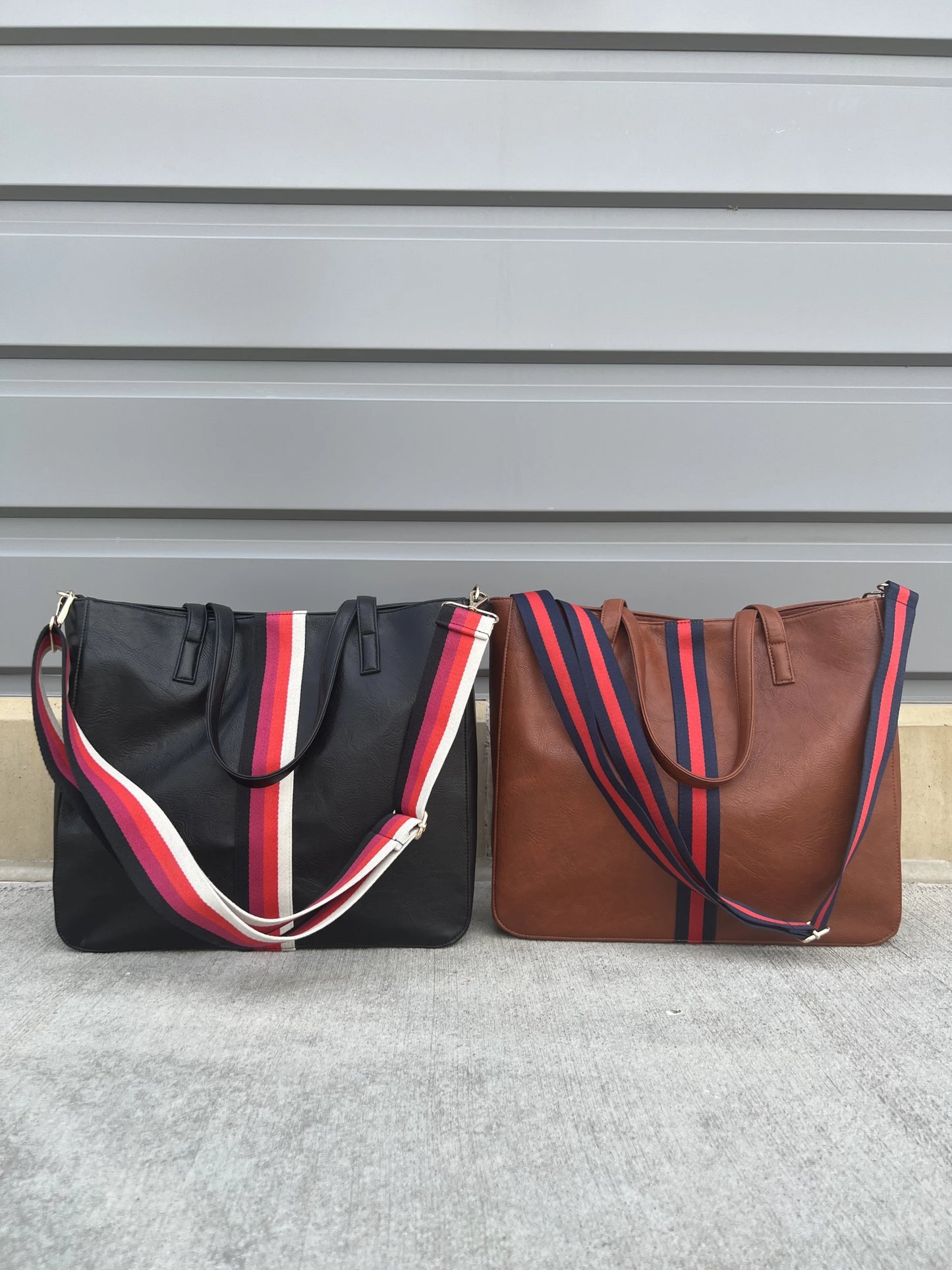 Reid luxe oversized tote vegan leather