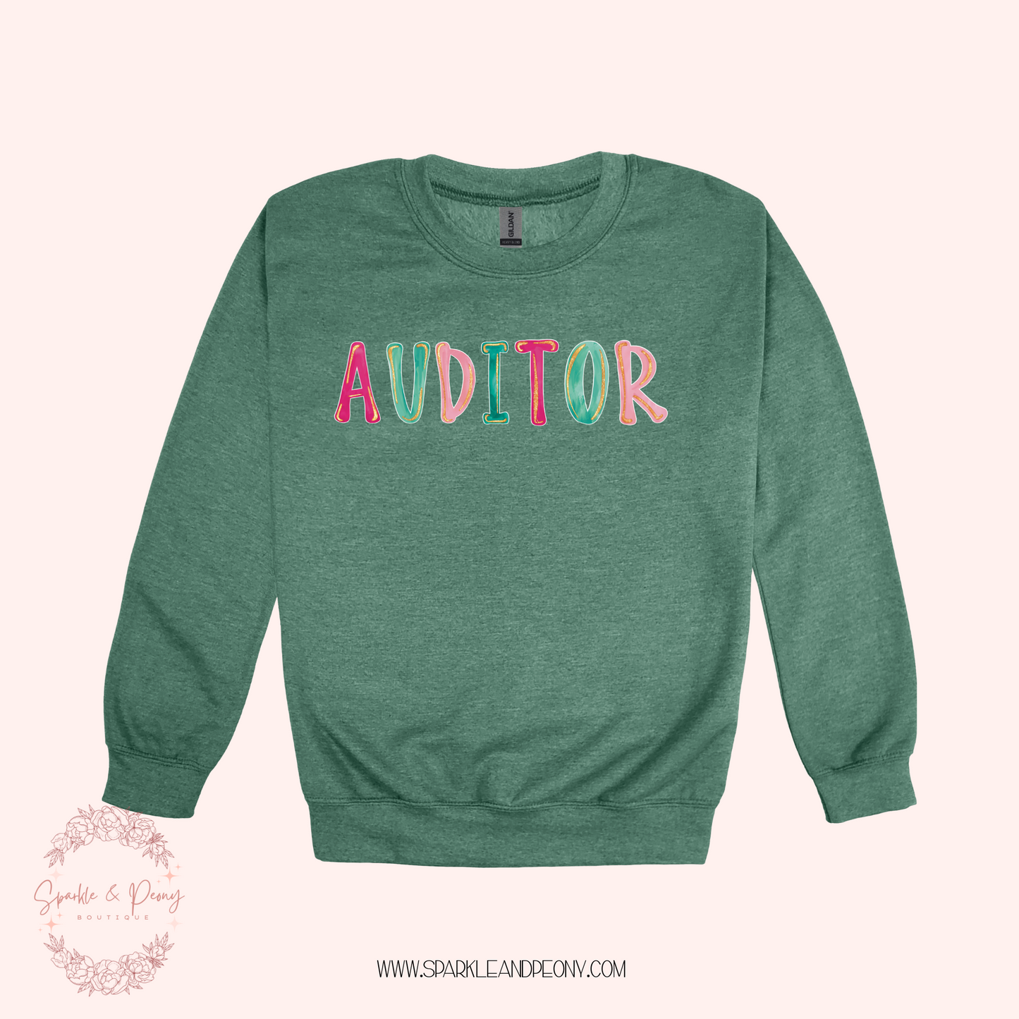 Auditor graphic crewneck- adult sizes