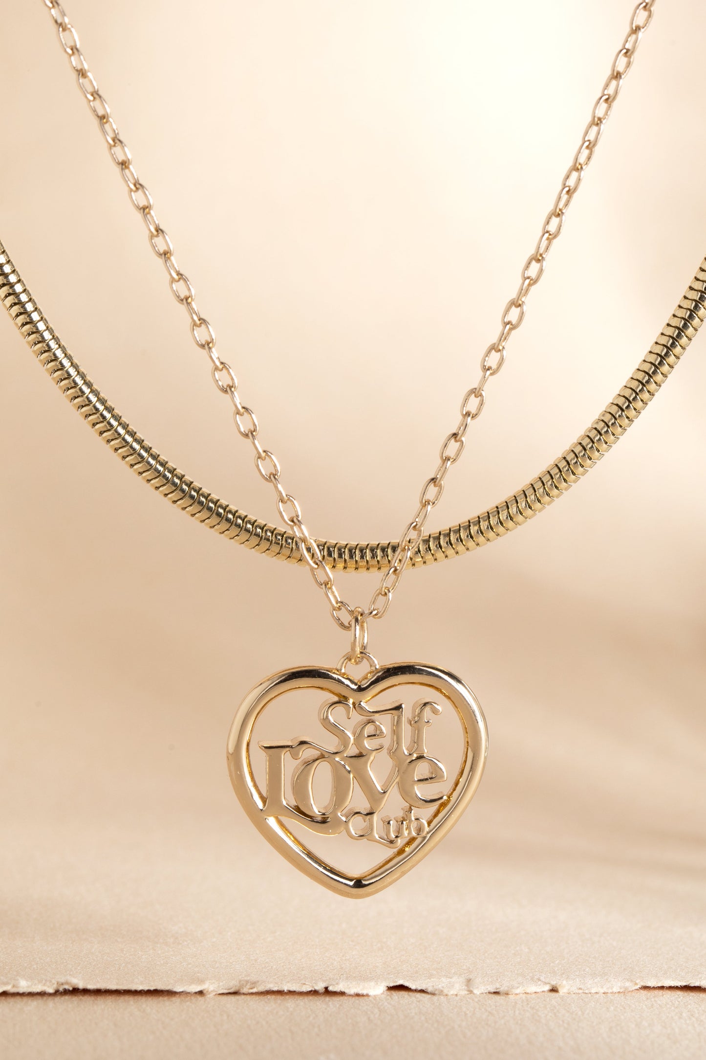 Self-Love Club Pendant Necklace