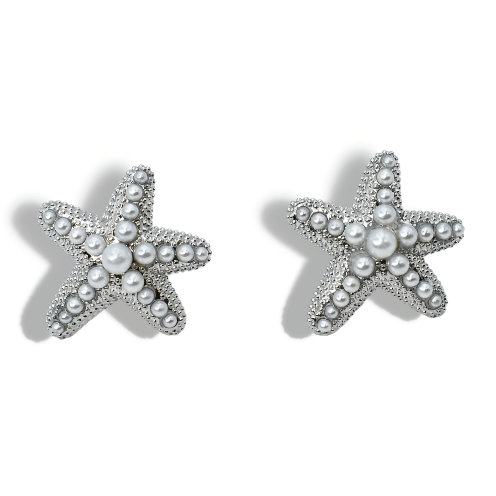 By The Sea Silver Stud